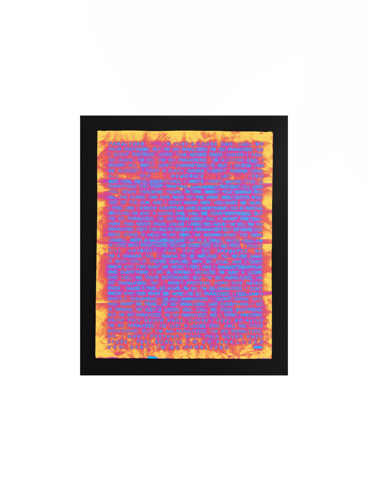 PARALYZED HEAT WAVE POSTER product image (1)