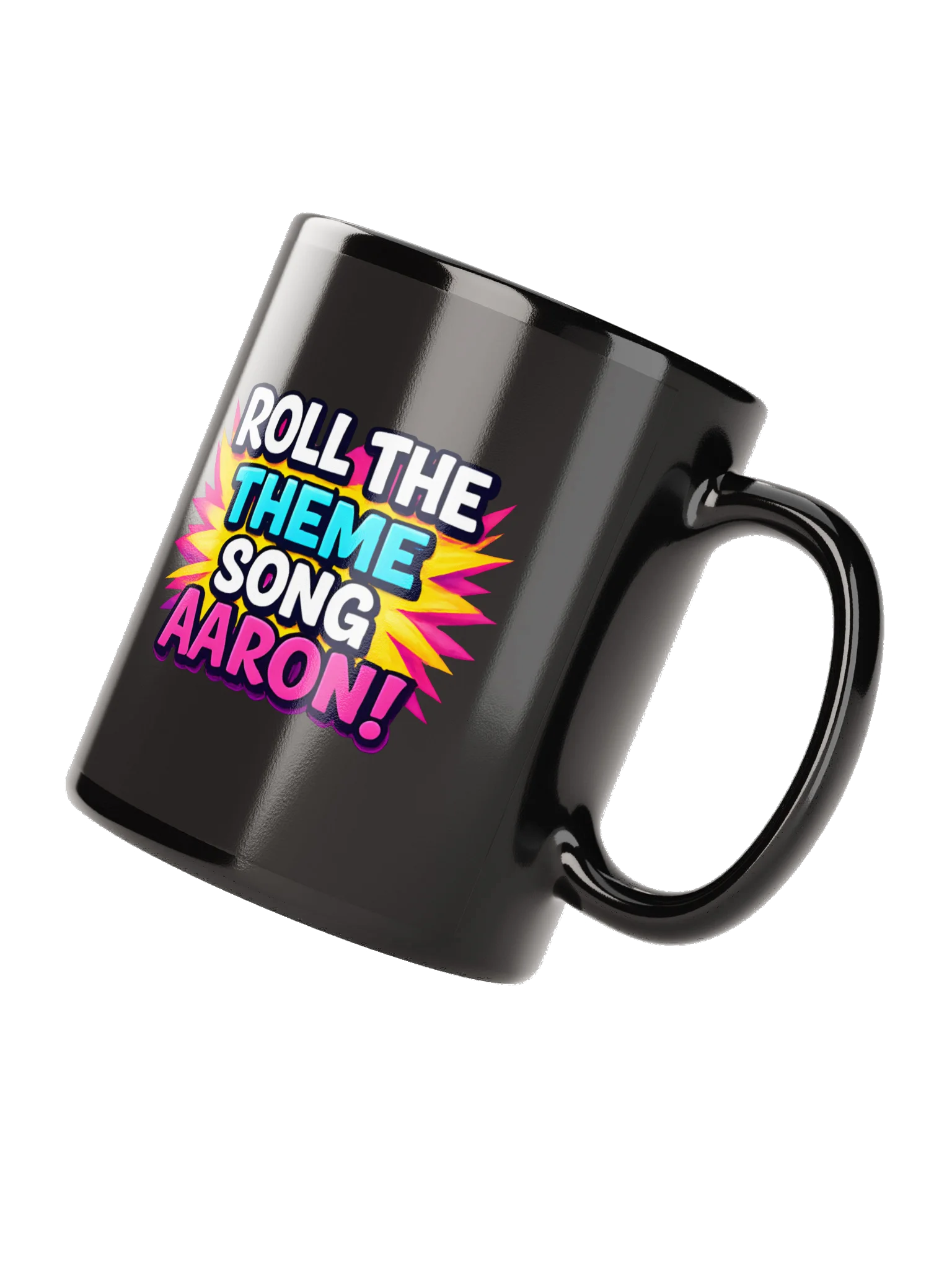 Black Roll The Theme Song Mug product image (5)
