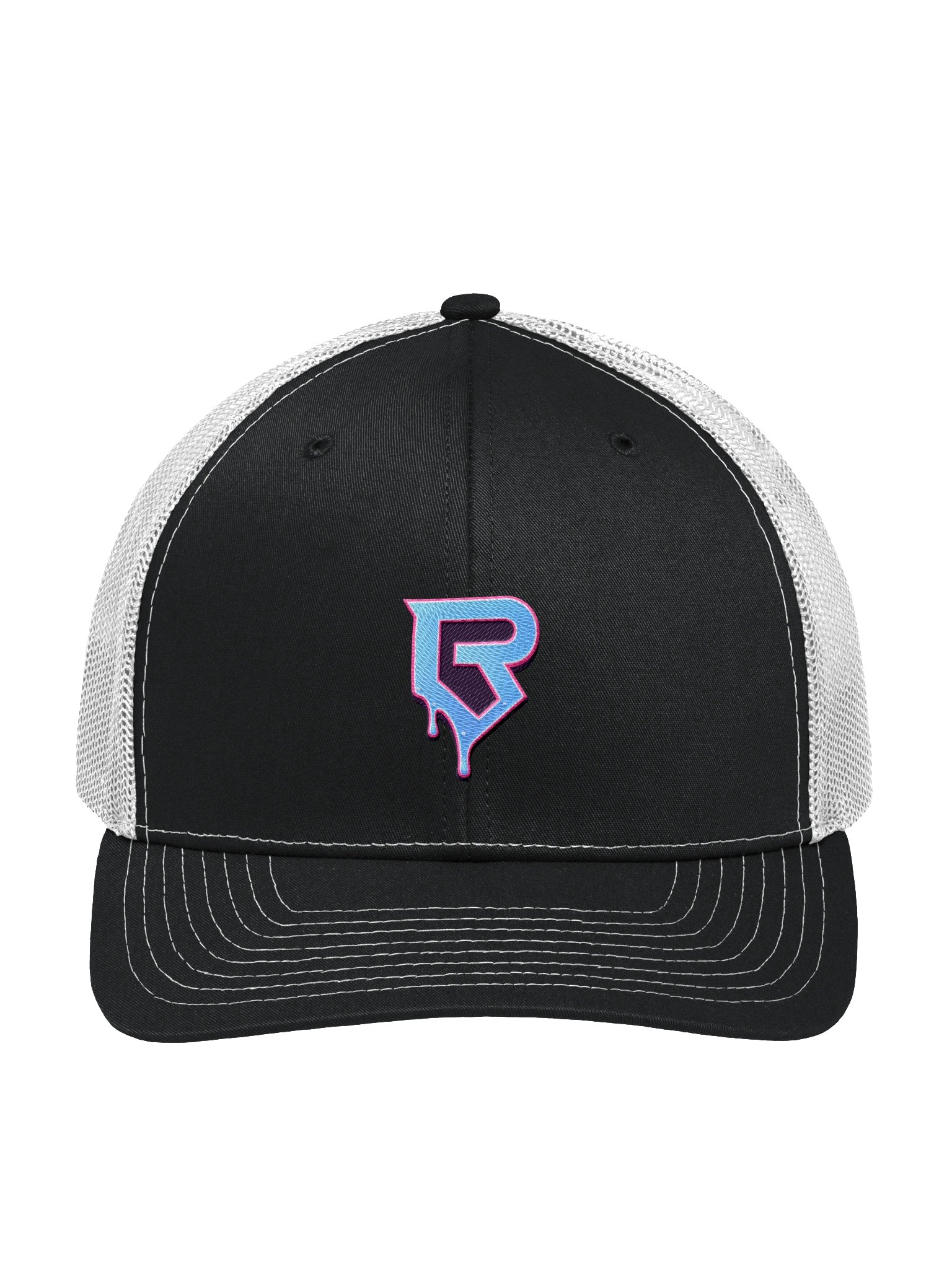 R Drippy Black/White Snapback product image (1)