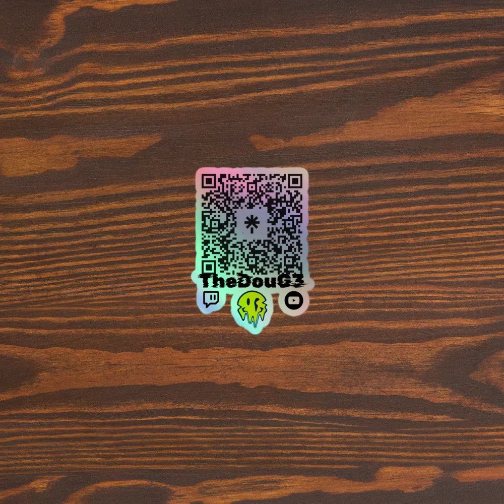 Holo-QR Code Sticker Sheet product image (5)