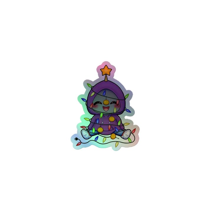 eabChristmas Holographic Sticker product image (1)