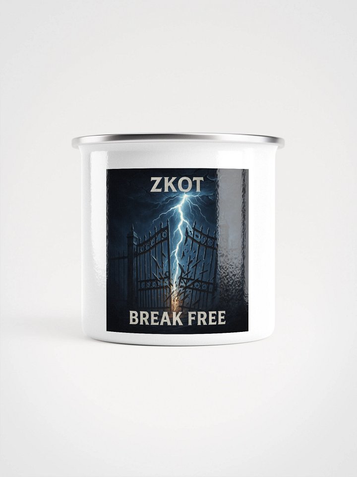 Break Free Album Cover Logo Enamel Mug - Show Your Support - Drinkware product image (2)