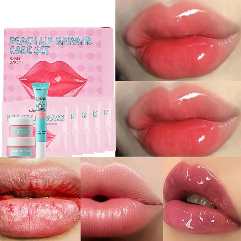 Peach Lip Repair Care Set – Complete Moisturizing Lip Kit product image (5)