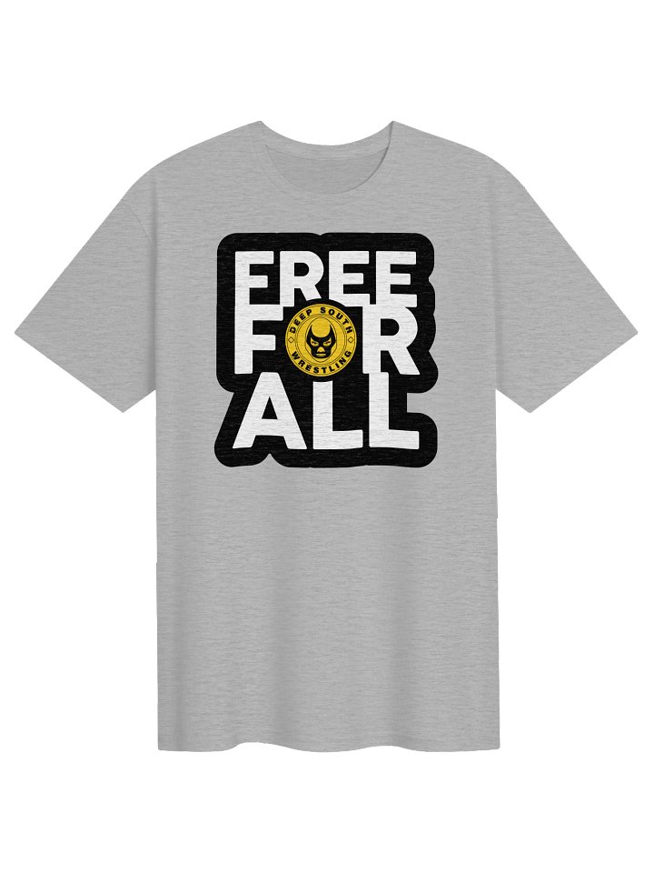 FreeForAll Logo on Softstyle Heather Grey