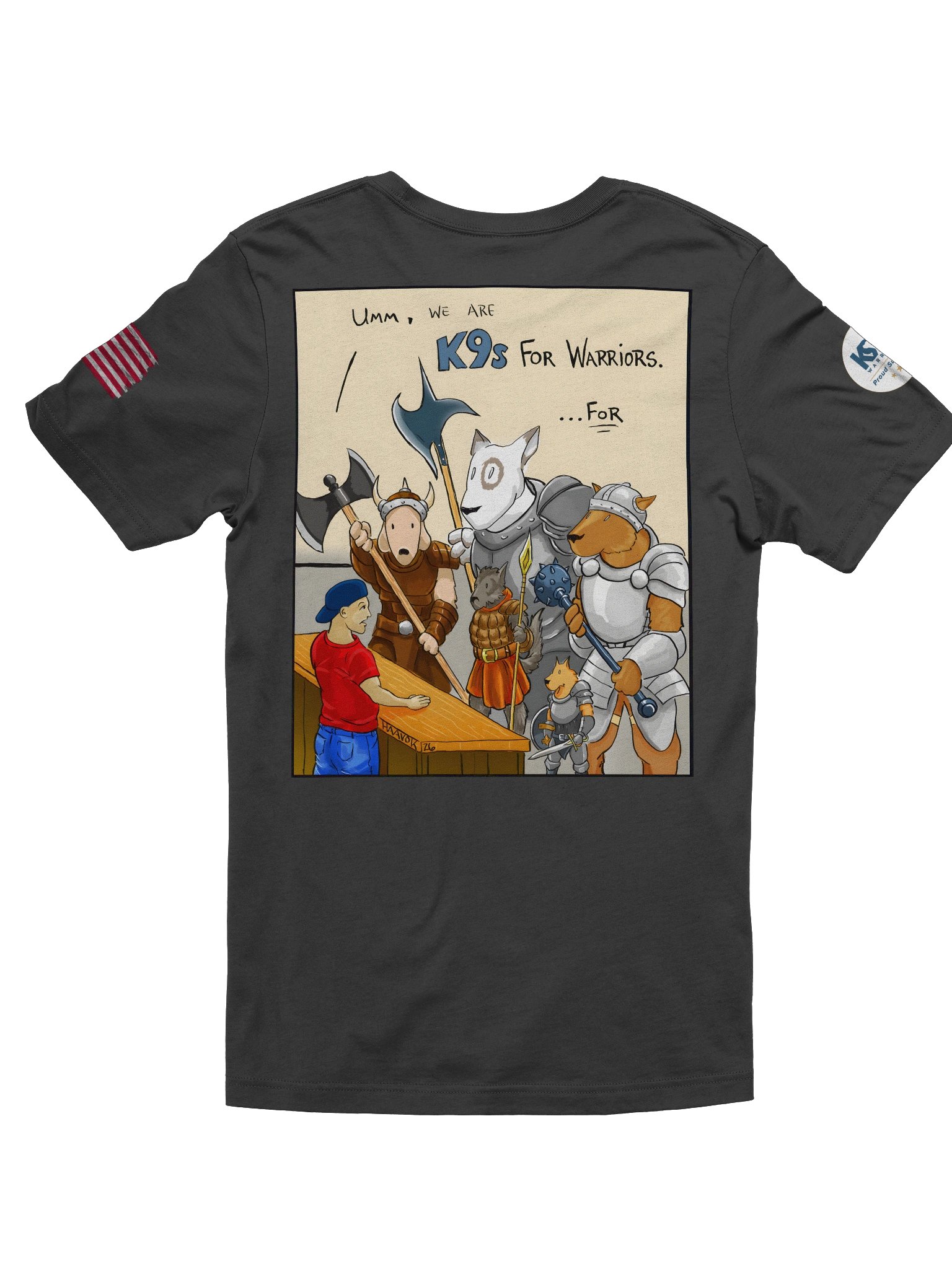 K9s for Warriors Support Shirt Back Image product image (10)