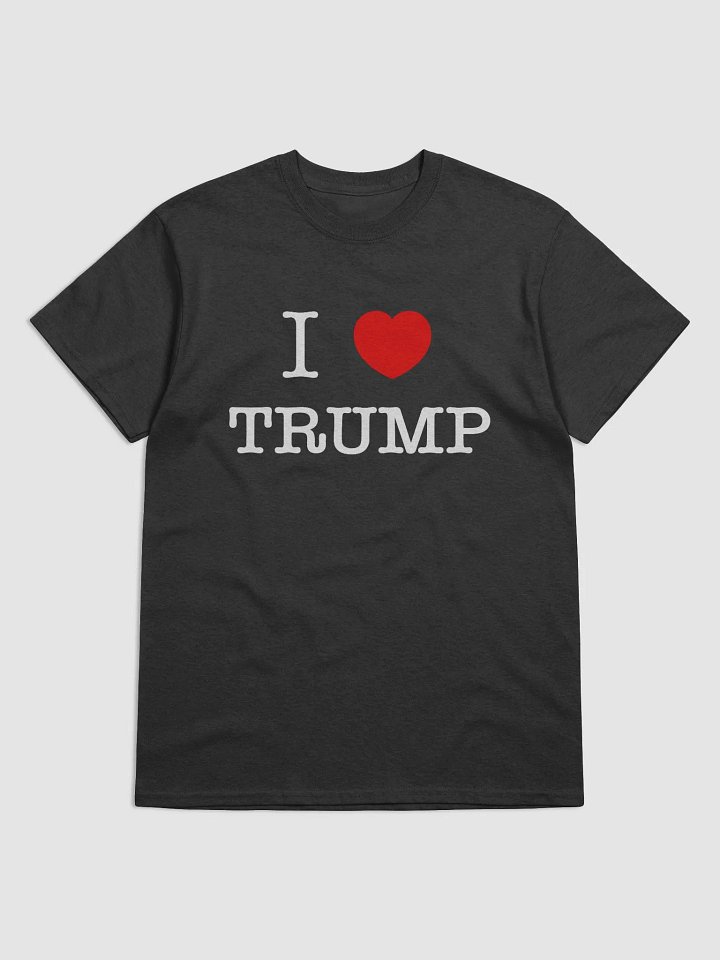 I Love Trump Black T Shirt product image (1)