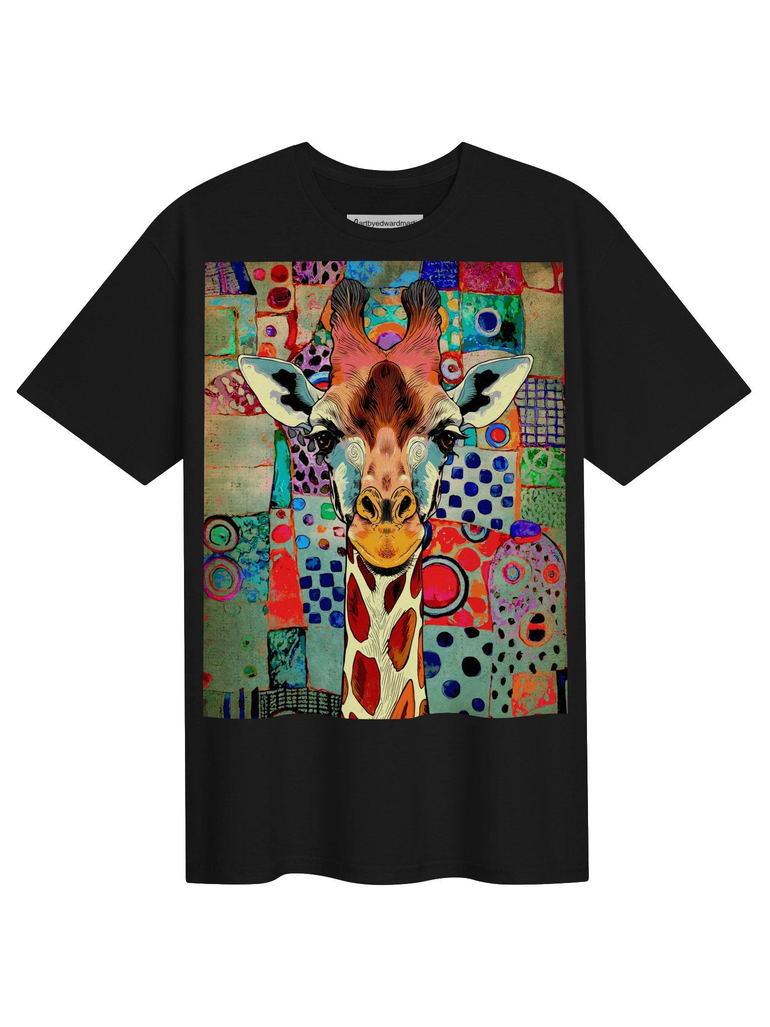 Mosaic Giraffe Graphic Tee product image (7)