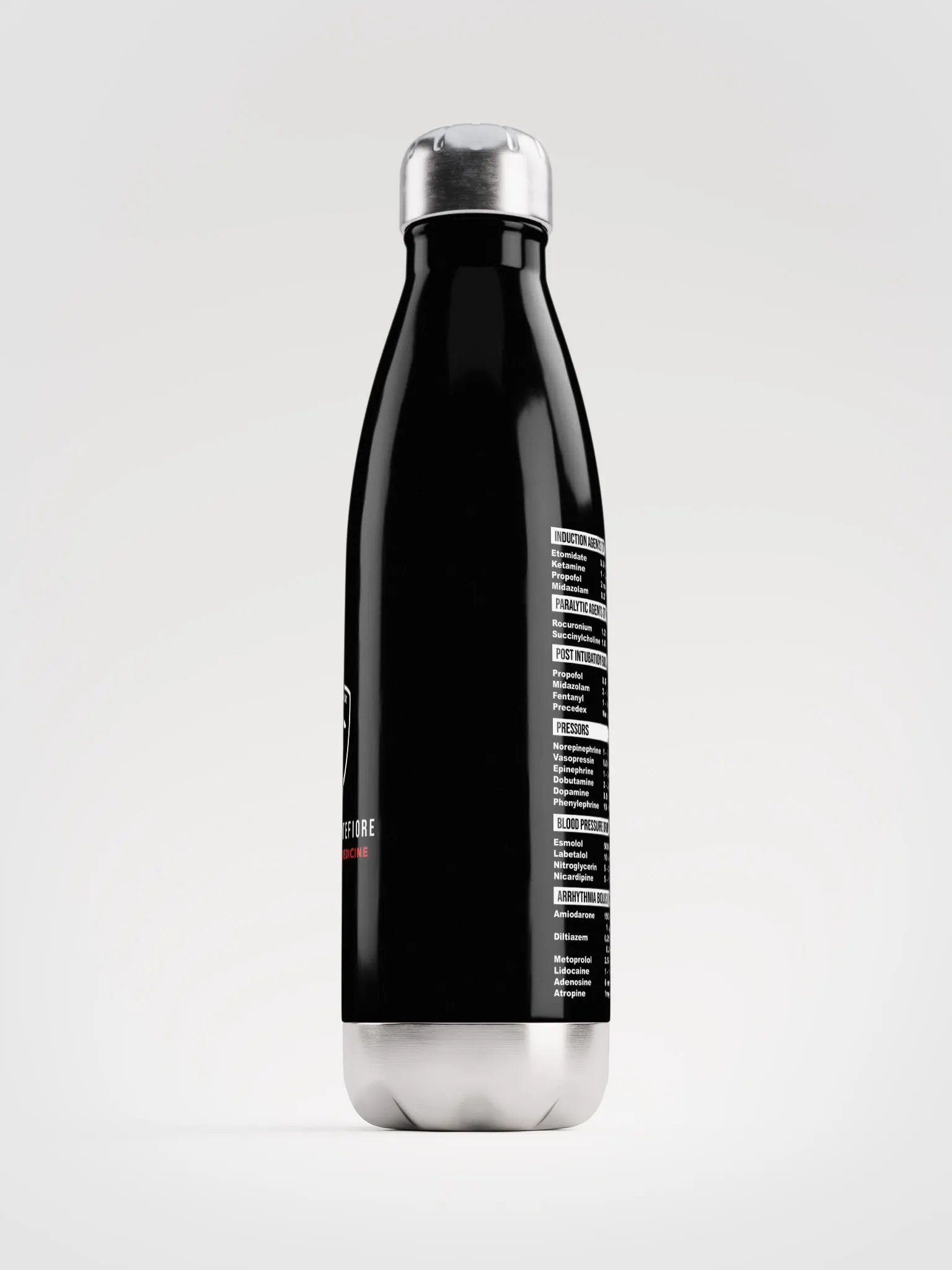 JMEM Resus Water Bottle (black) product image (3)