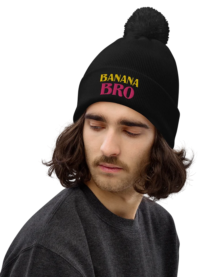 Banana Bro pom pom beanie product image (1)