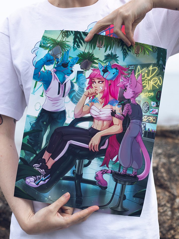 “Acid Burn Tattoo” Poster product image (1)