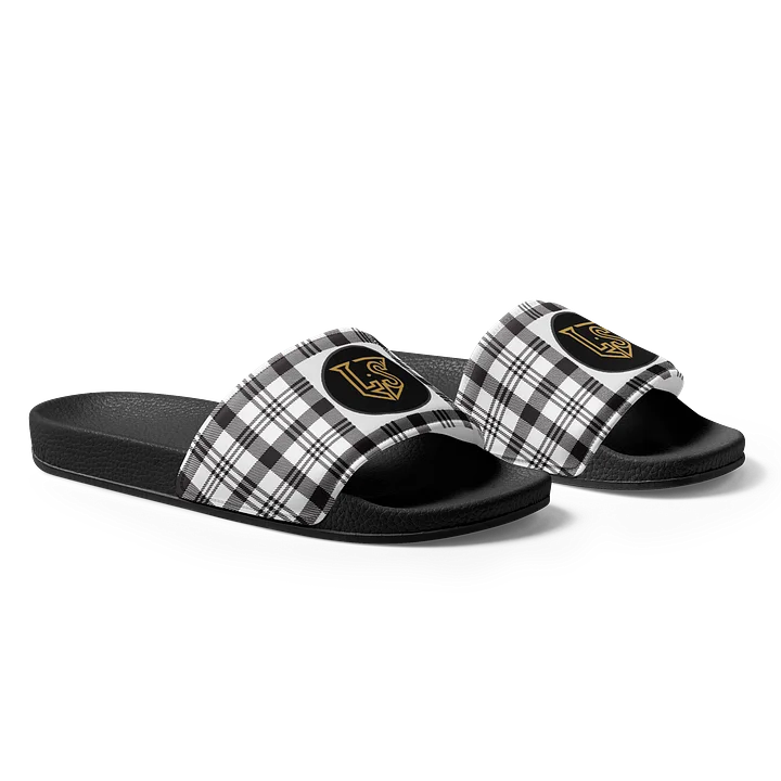Lafate Store black/grey plad Slippers product image (1)