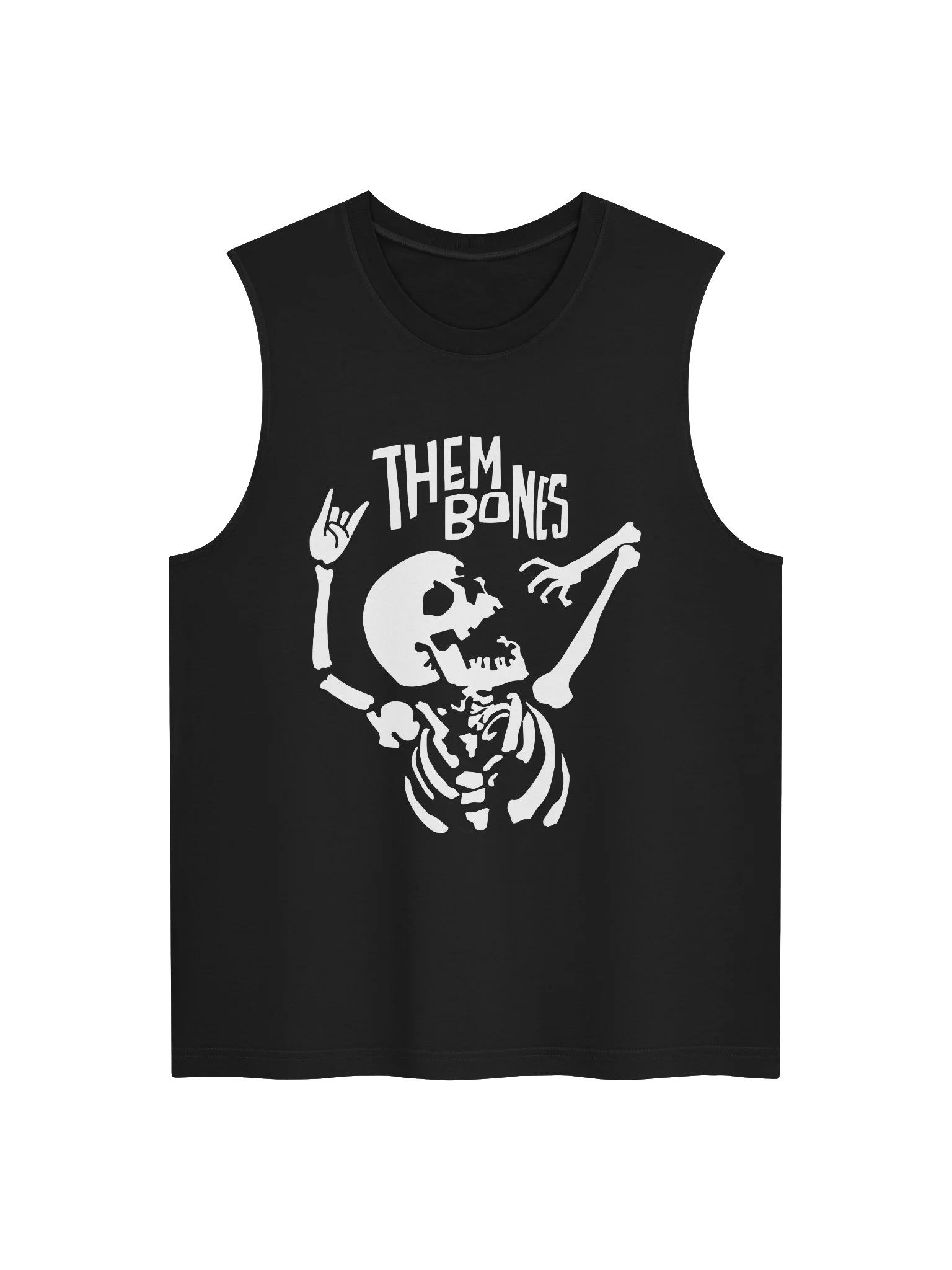 “Them Bones” Band Logo Muscle Tank, Dark product image (1)