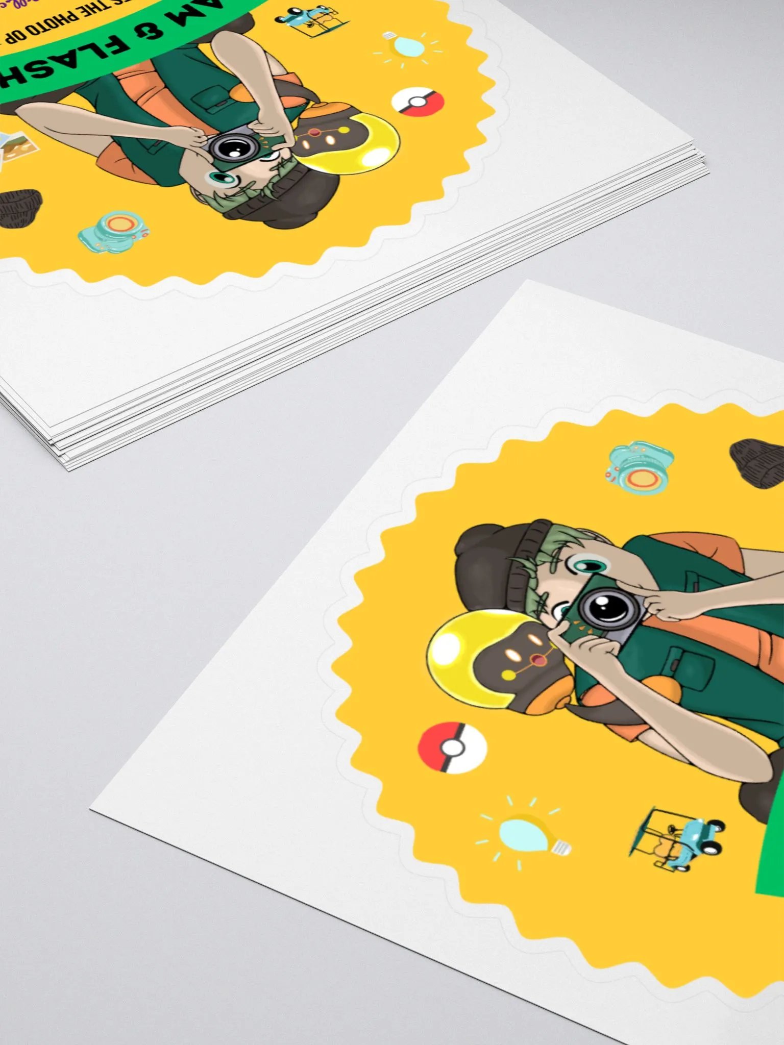 SSQ Sticker: Cam & Flashy product image (10)
