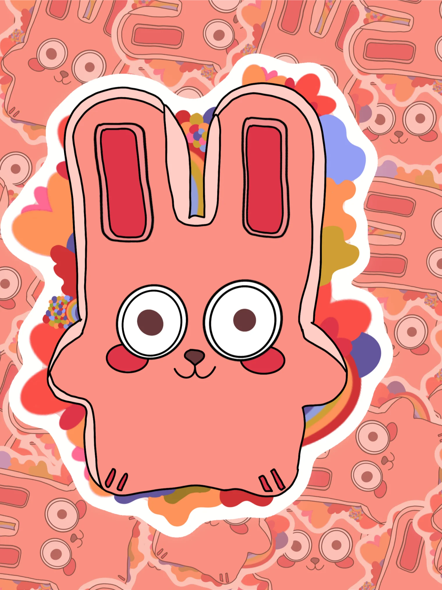 Freezer Bunny Sticker product image (1)
