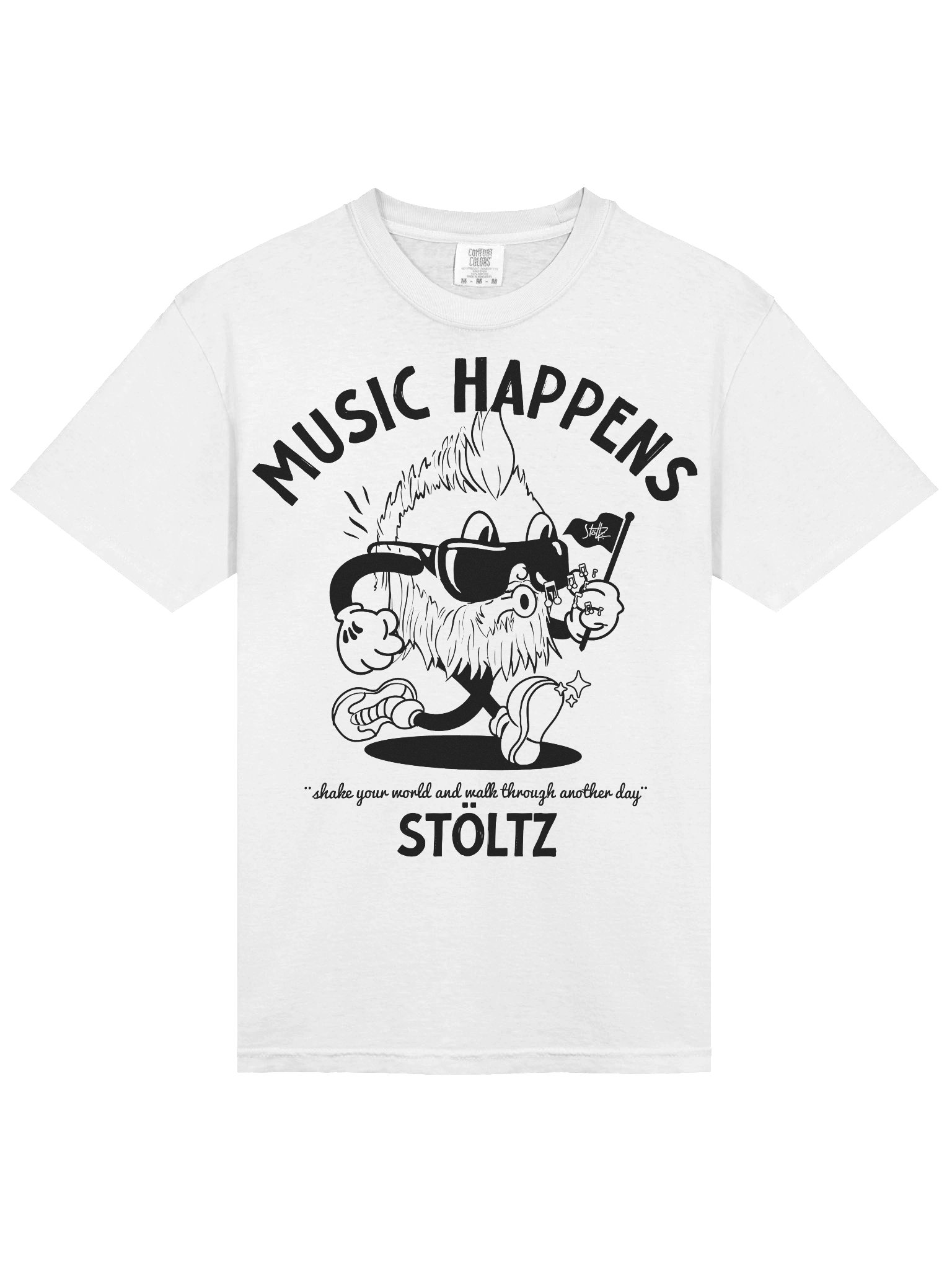 MUSIC HAPPENS (White) product image (3)