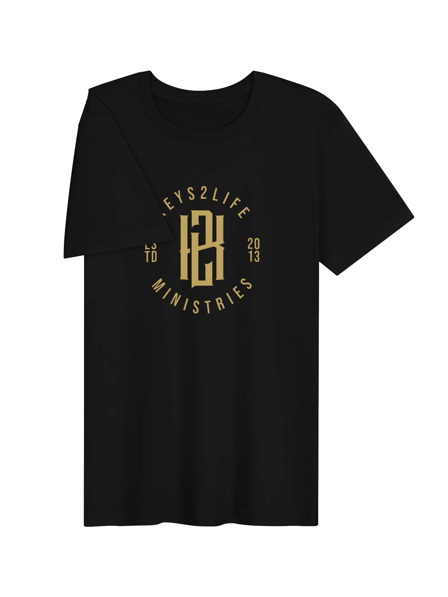 Keys2Life Ministries Gold Monogram Tee product image (19)
