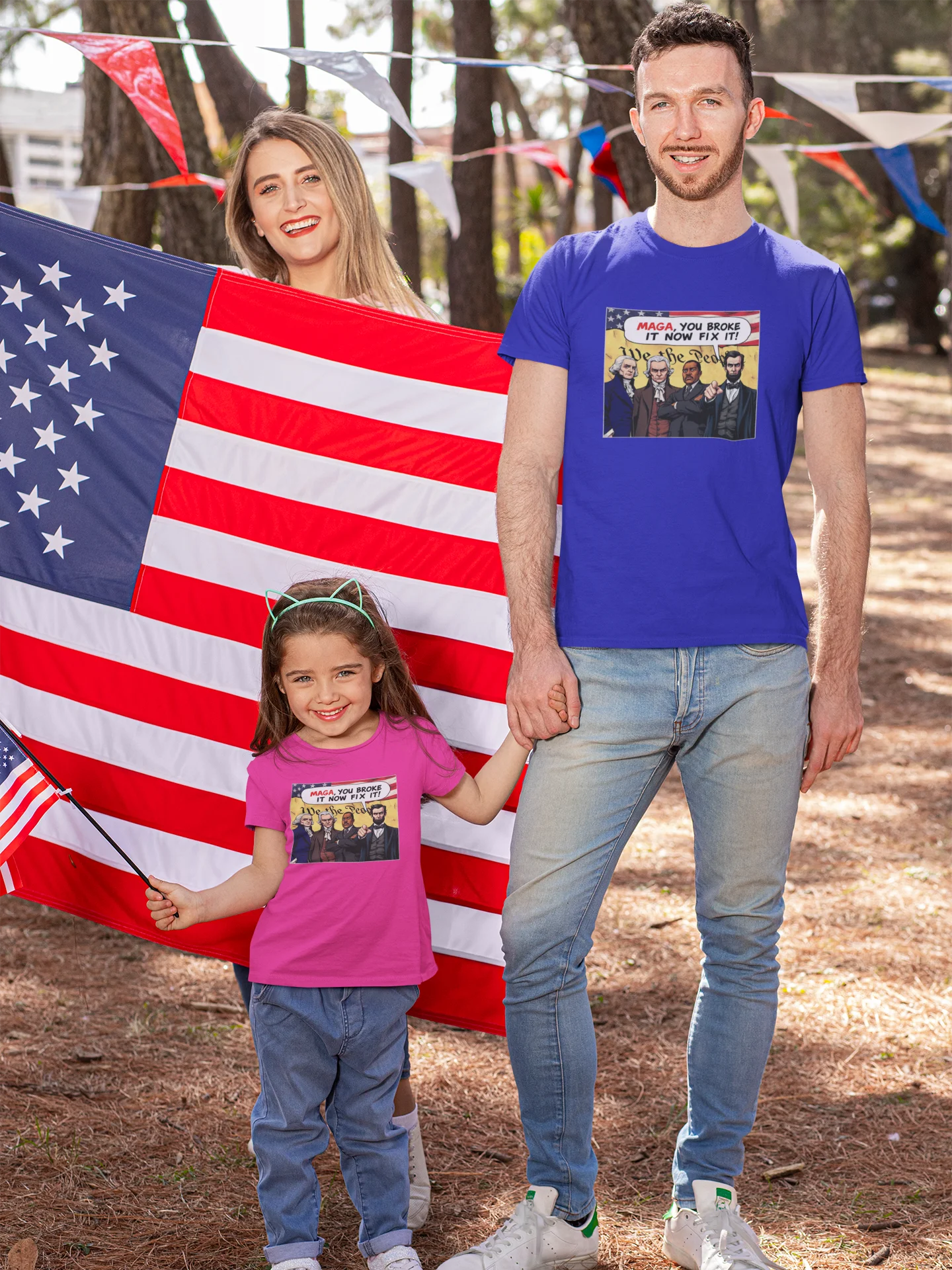 MAGA You Broke It Now Fix It Shirt - Funny Political Tee product image (1)