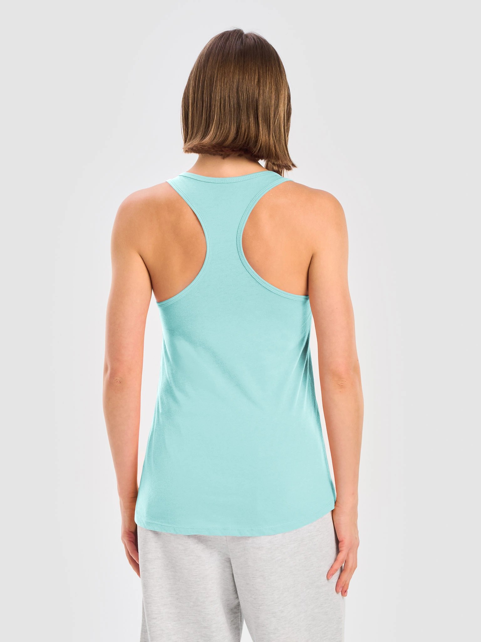 PIBRY Stacked Logo Women's Racerback Tank – Black Logo product image (6)