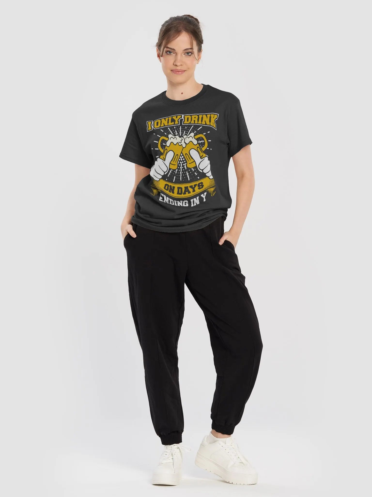 "I Only Drink On Days Ending In Y" Funny T-Shirt product image (5)