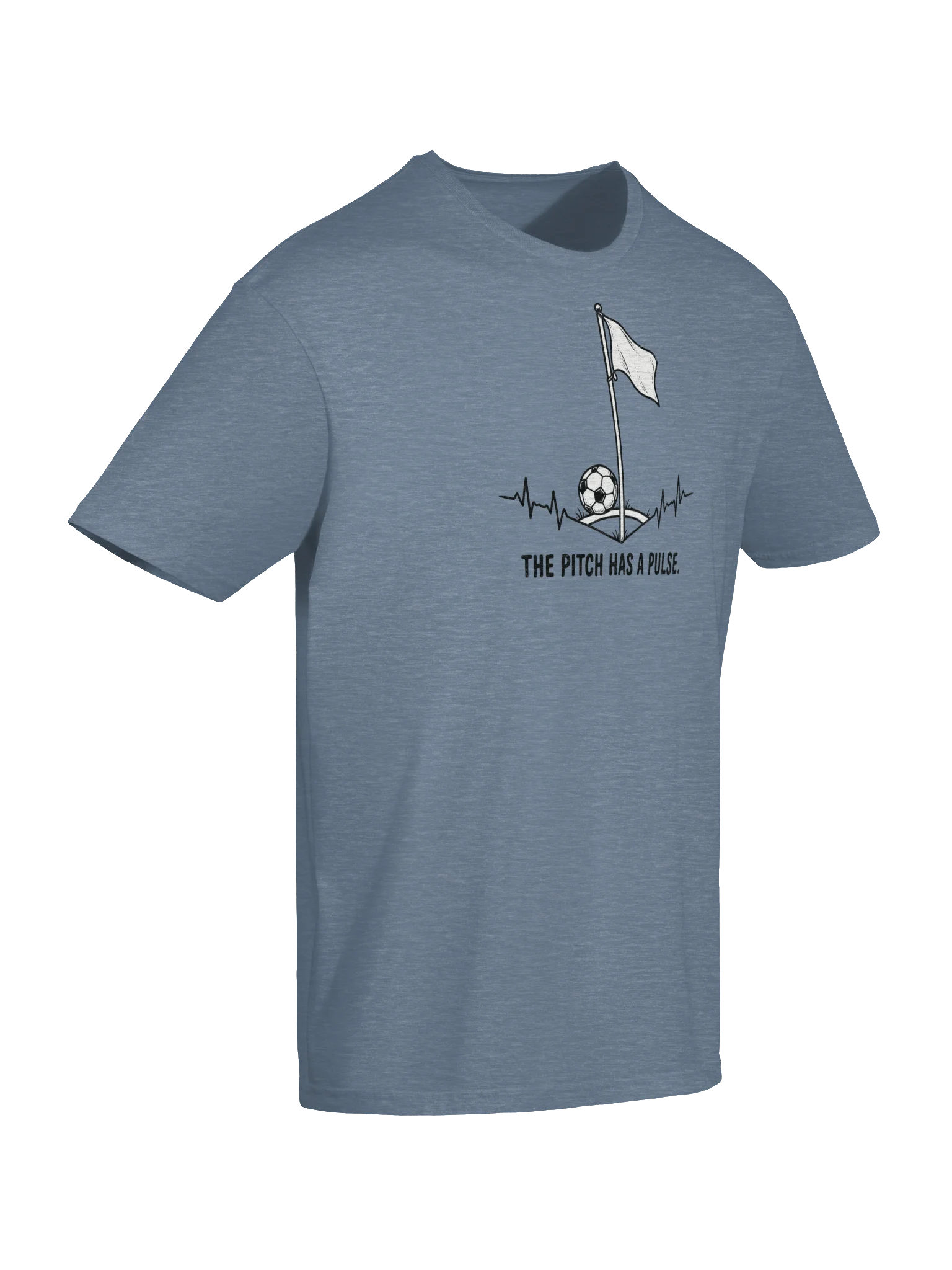The Pitch Has a Pulse Soccer Tee product image (6)