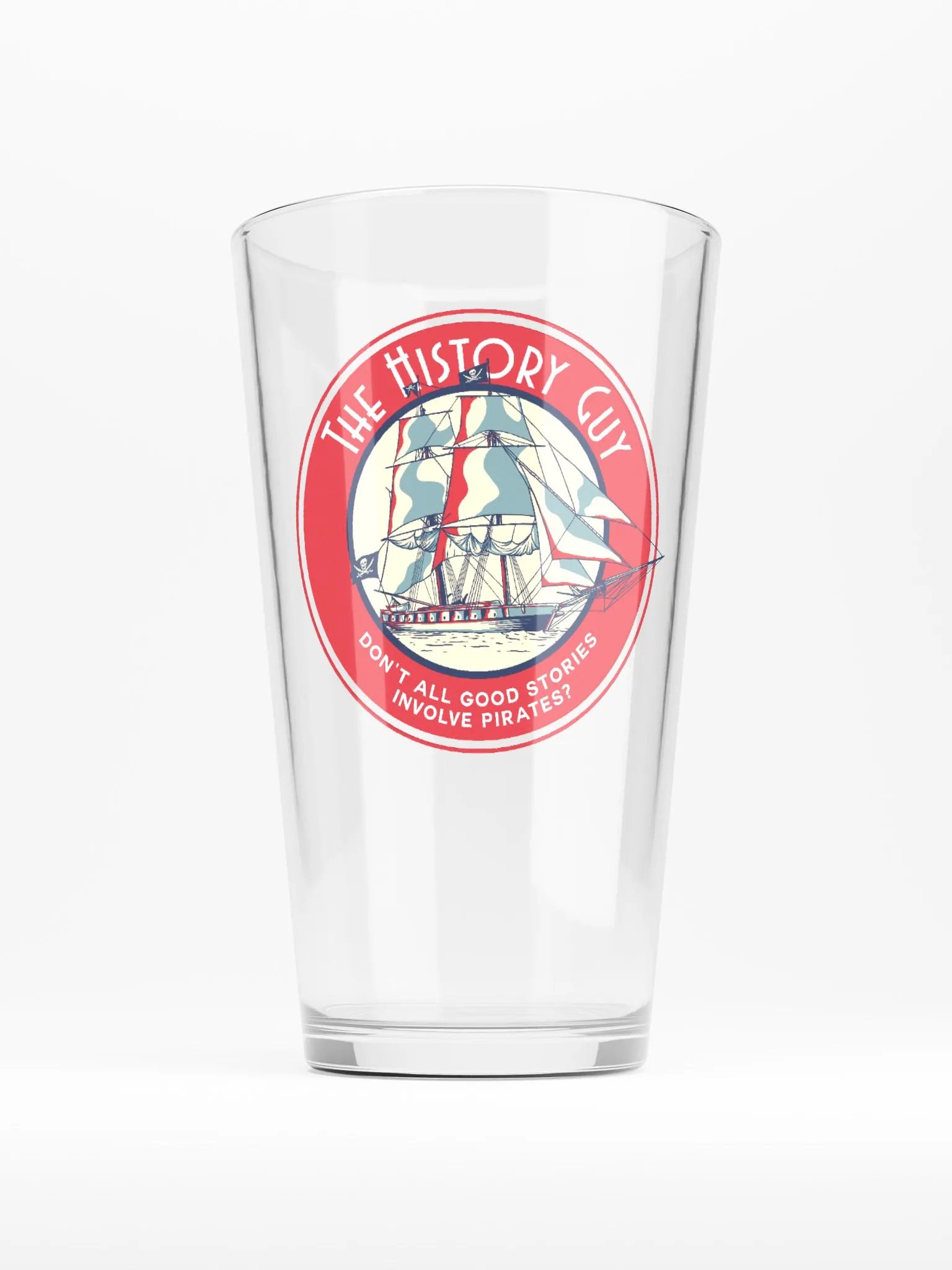 Pirate Pint glass product image (1)