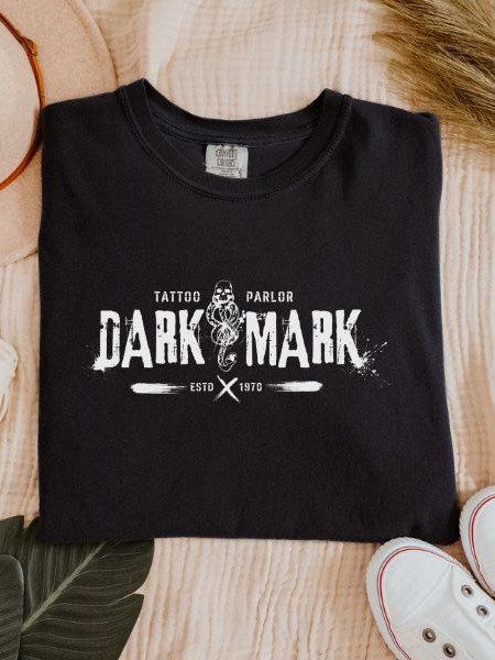 Dark Mark Tattoo Parlor Halloween Punk Grunge Shirt product image (3)