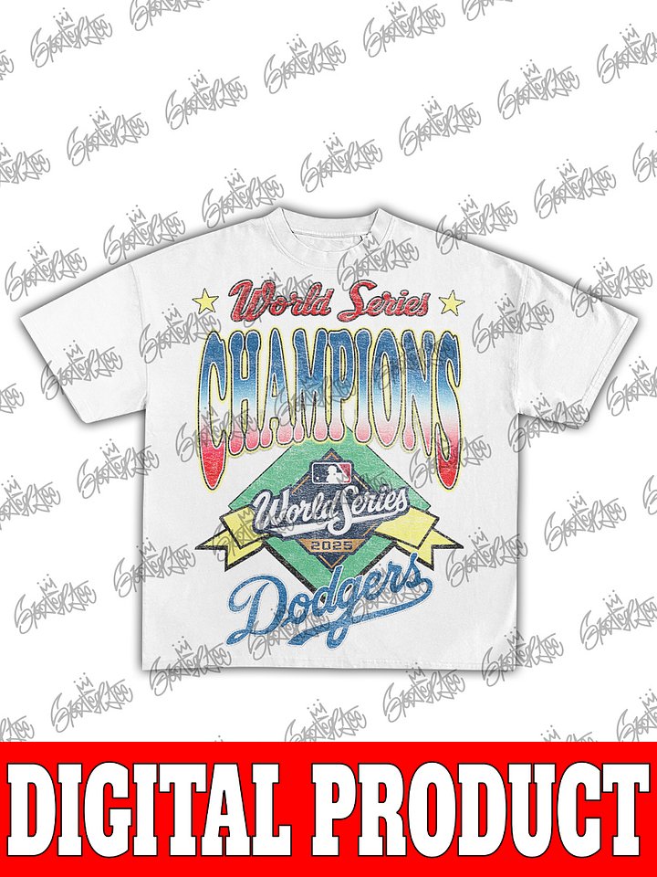 Los Angeles Dodgers 2025 World Series Champions Banner Graphic product image (2)