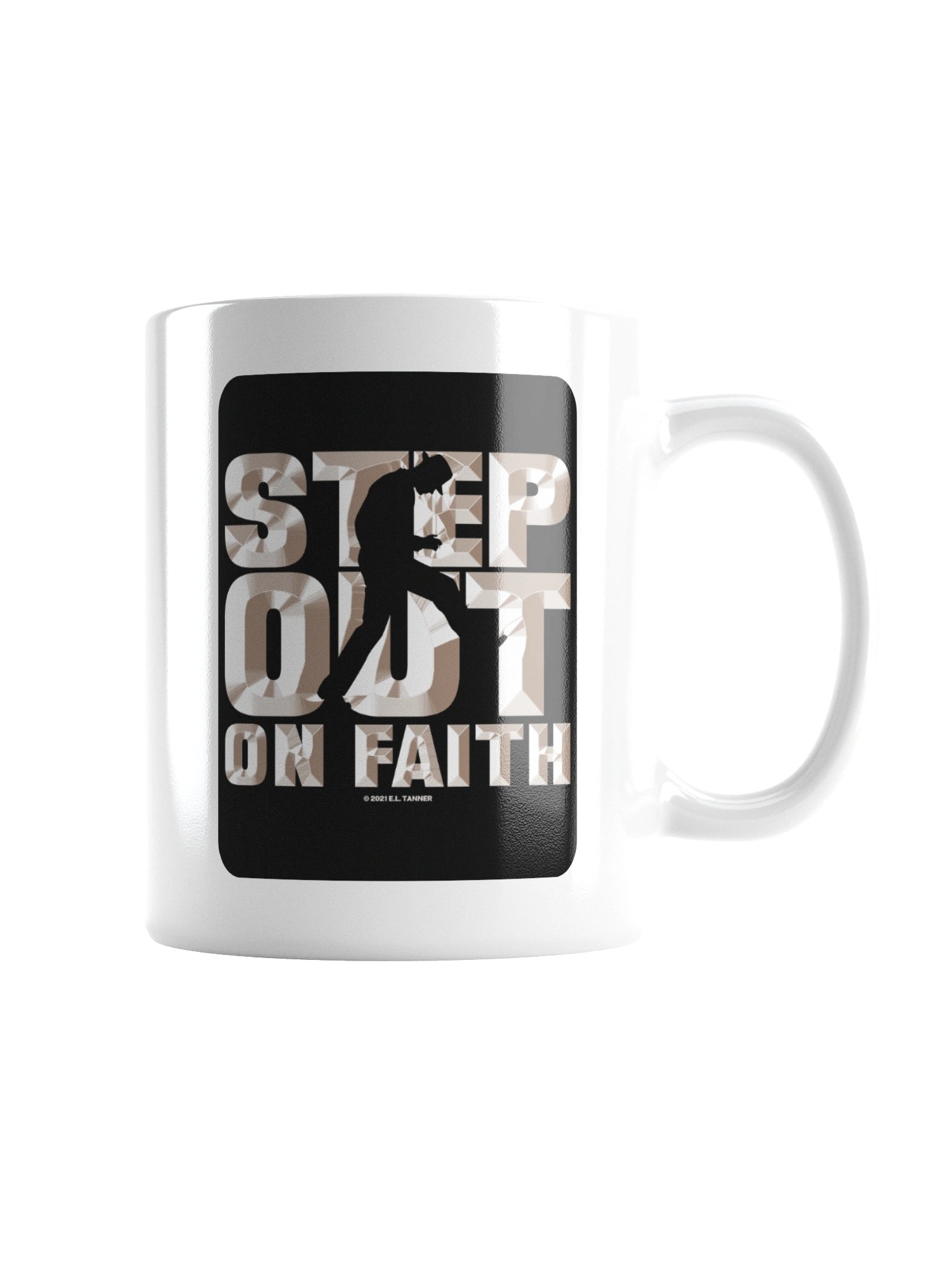 Step Out on Faith Wht, Mug BV product image (3)