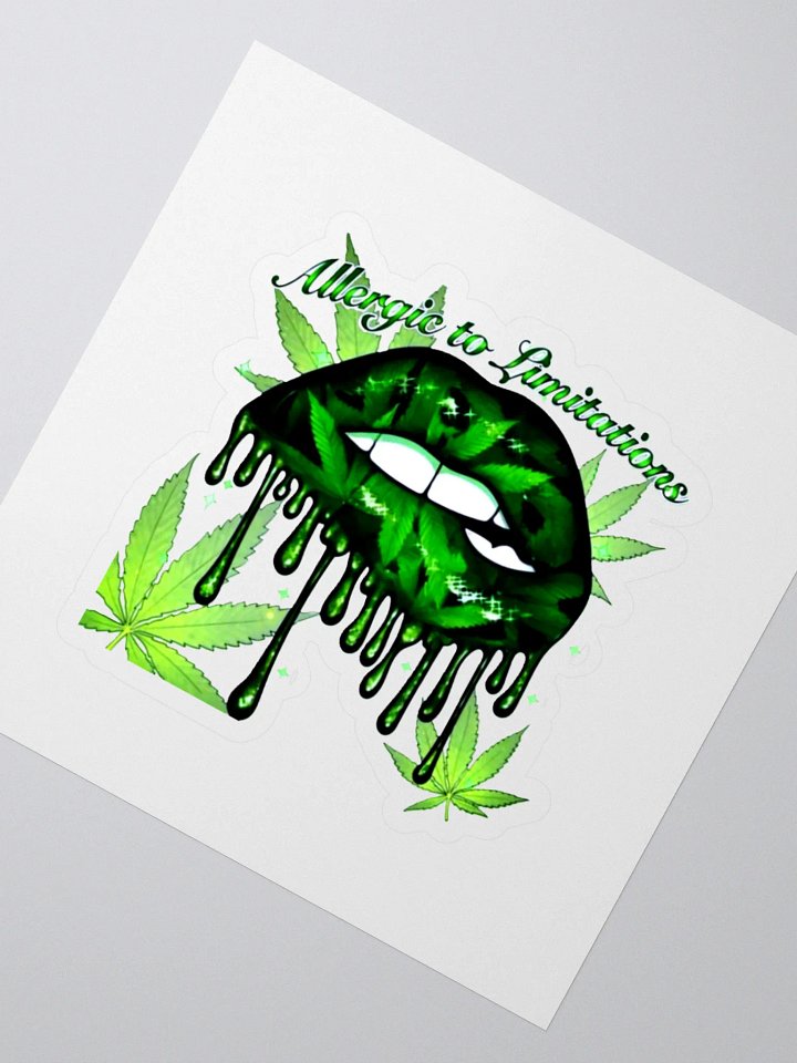 "Allergic to Limitations" Stickers – KingMafiaGaming product image (2)