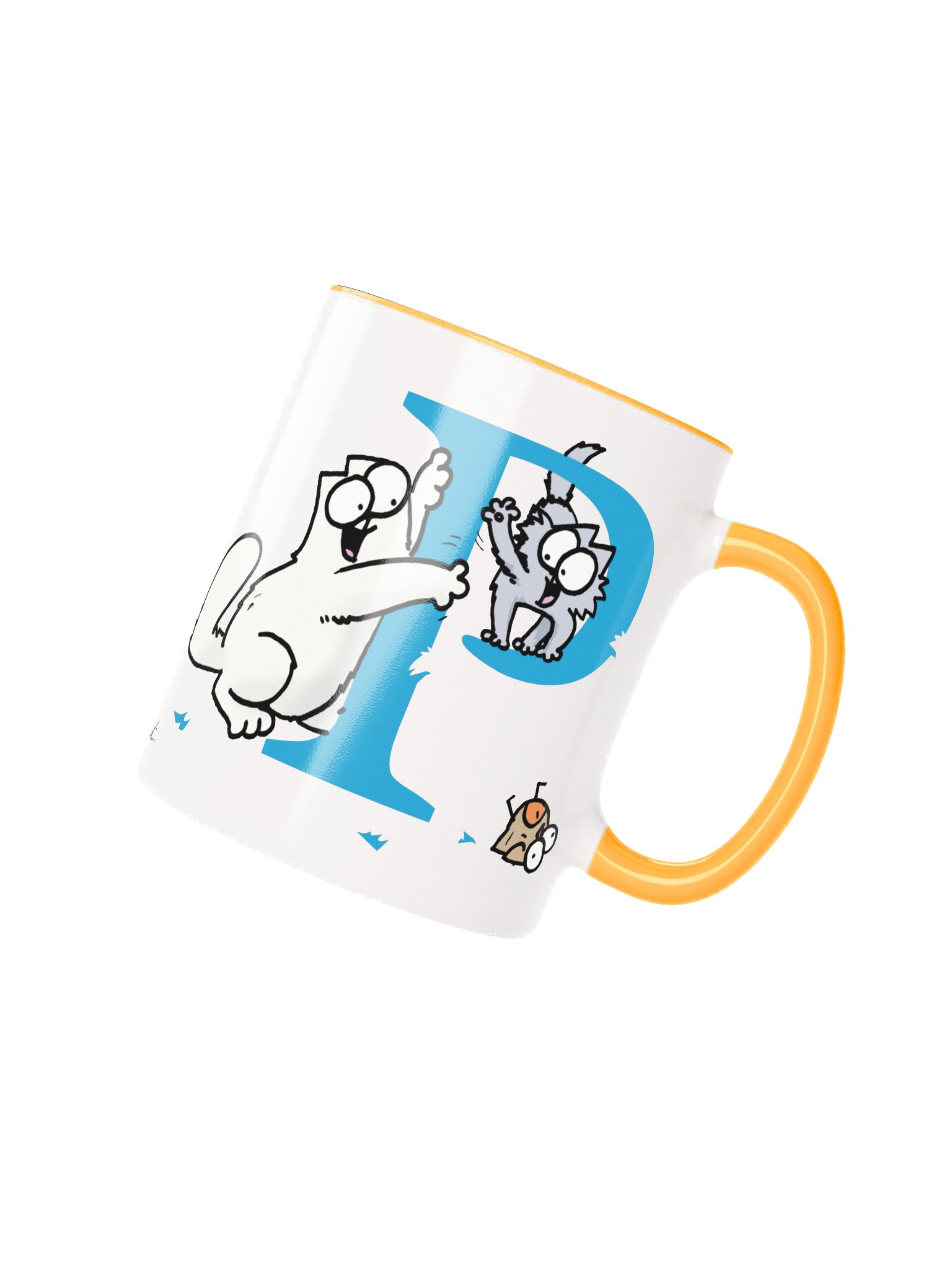 Cat Monogram Mug - P product image (1)