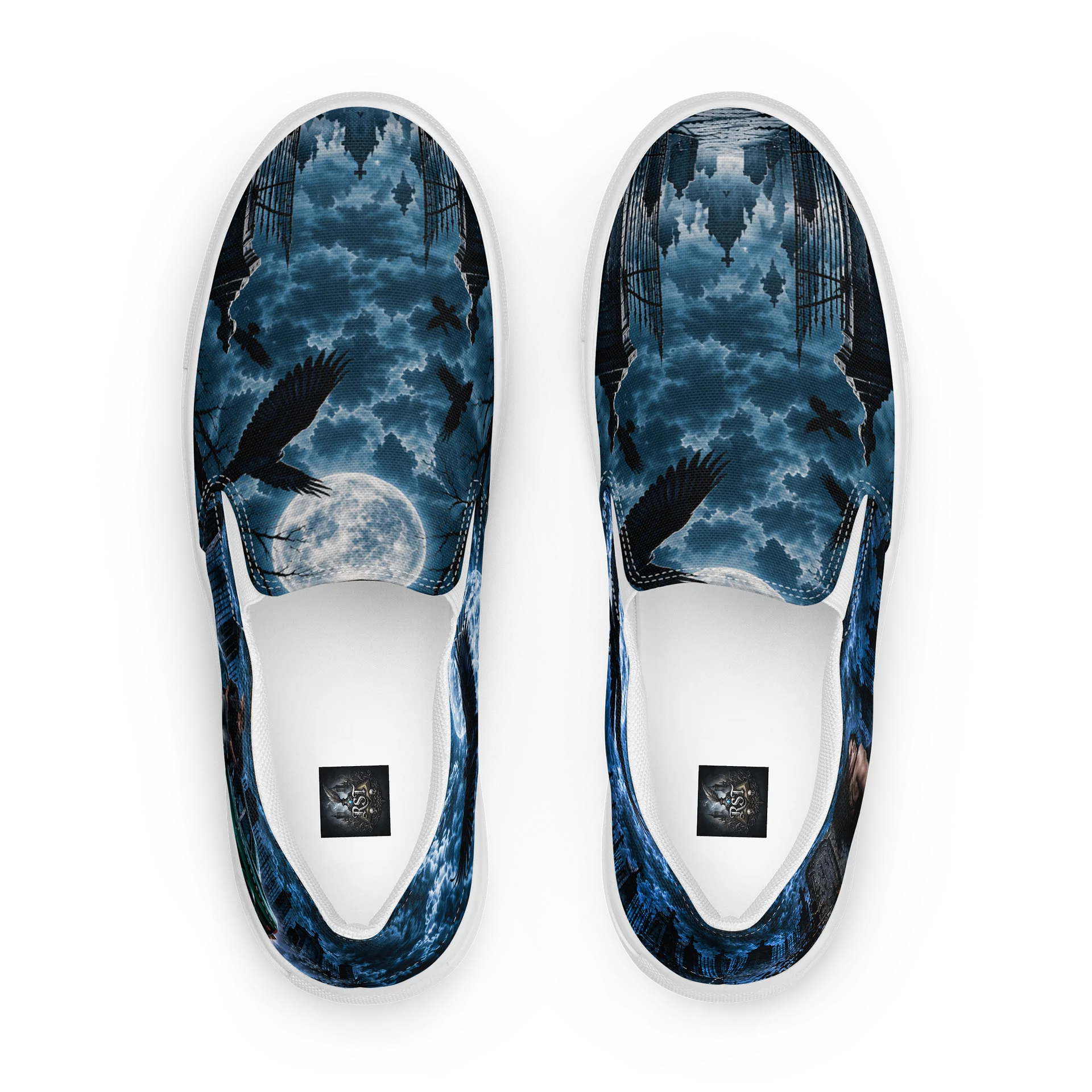 RST Publishing — Sam & Bruce Haunted Cemetery Slip-On Sneakers product image (1)