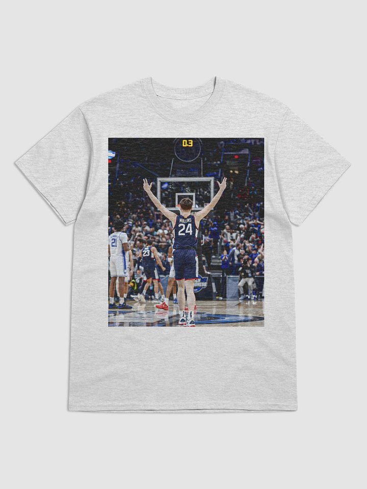 Official Braylon Mullins 0.3 Seconds Buzzer Beater T-Shirt - UConn vs Duke 2026 Elite Eight Final Shot Graphic Tee - Huskies Basketball March Madness Memorabilia product image (2)
