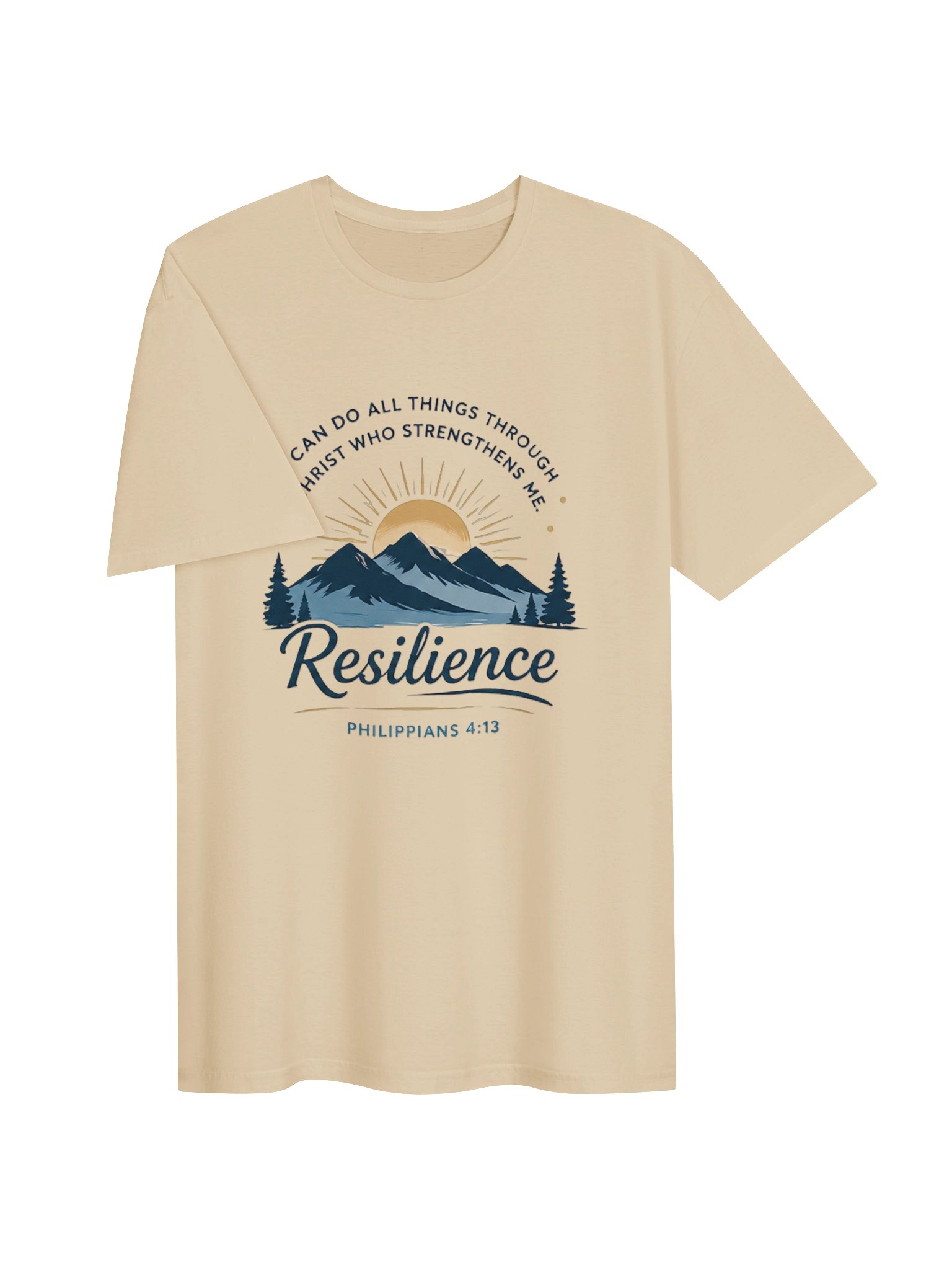 Philippians 4:13 Resilience Men’s T-Shirt product image (3)