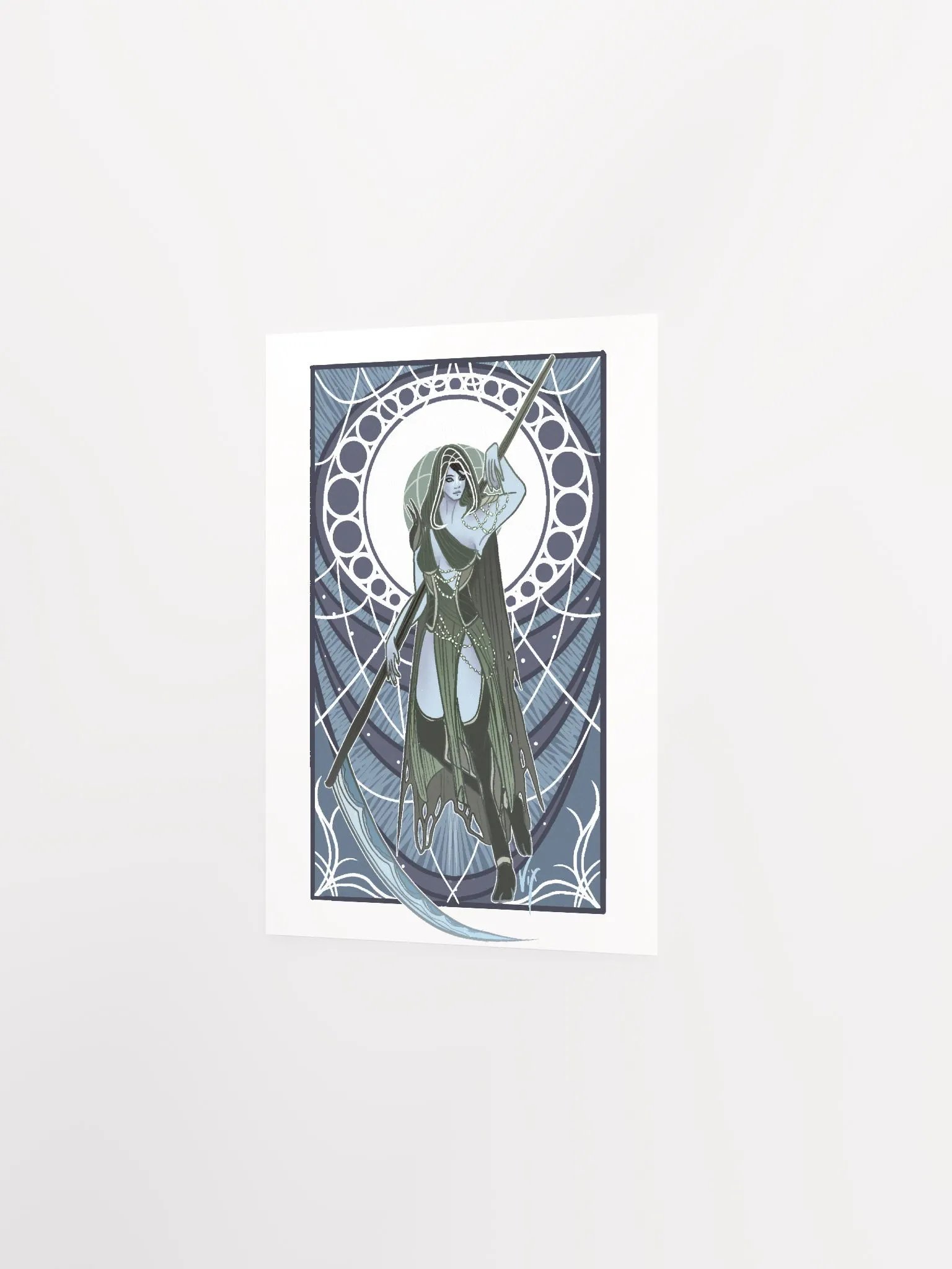 Art Nouveau Hawk Matte Print product image (9)