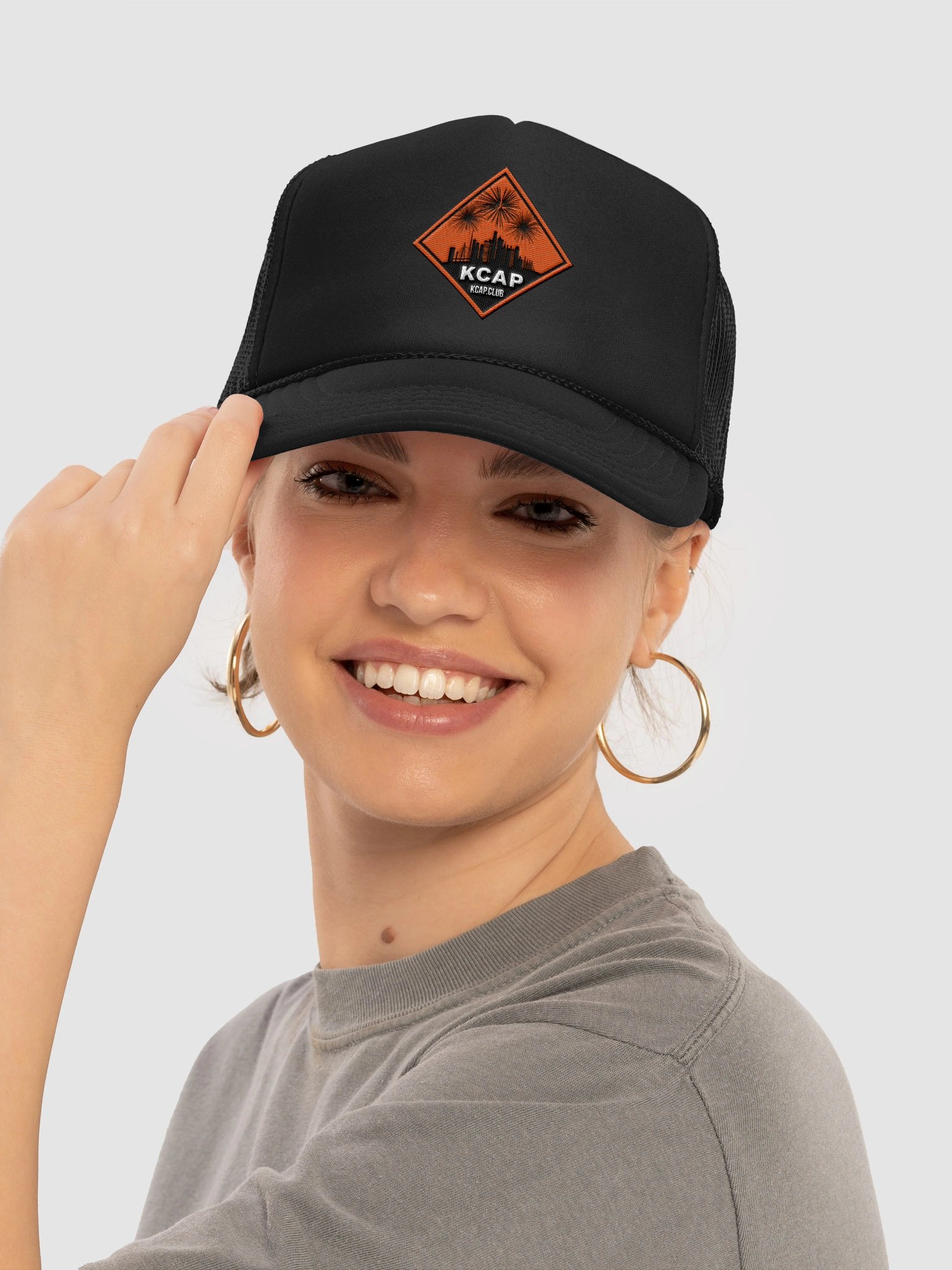 Trucker Hat with KCAP Logo product image (5)