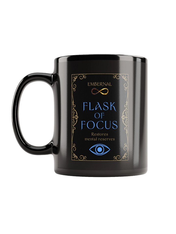 Flask of Focus - Black Ceramic Mug product image (1)