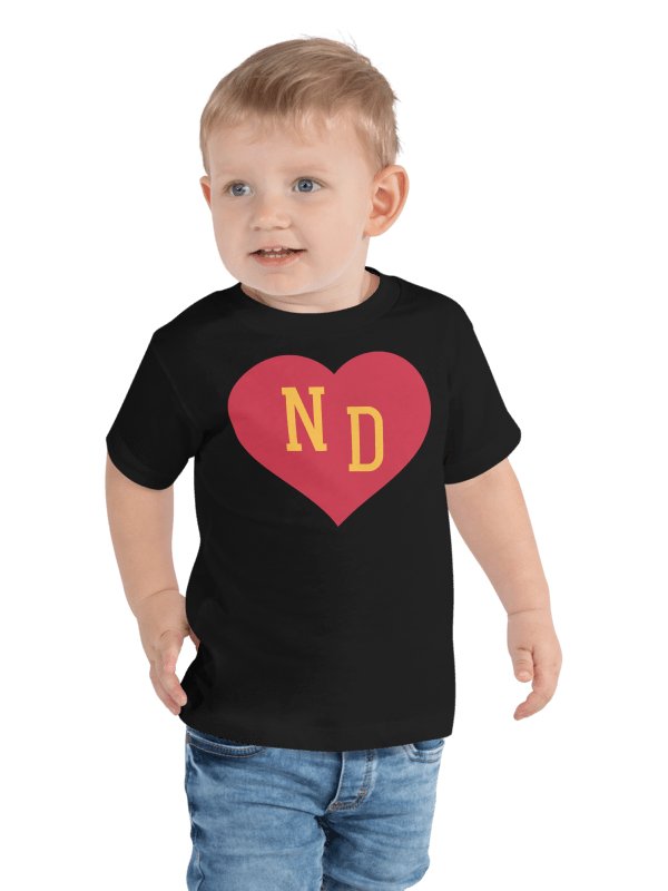 ND Heart Red Unisex Toddler T-shirt product image (4)