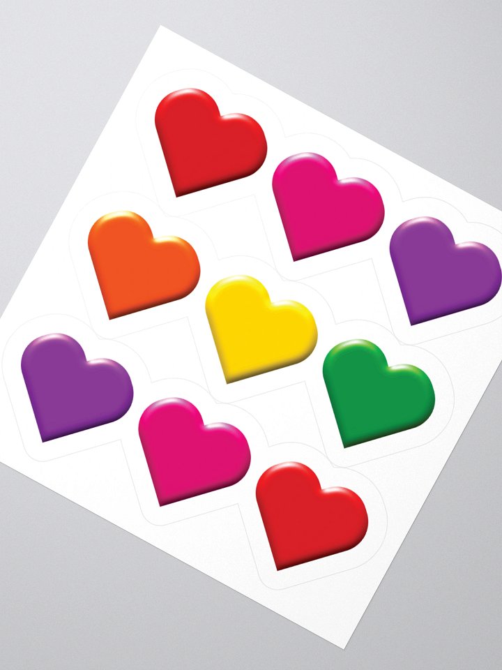 Valentine Hearts Stickers product image (4)