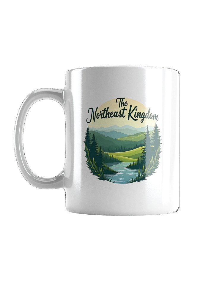 Scenic Northeast Kingdom Landscape Design – Nature-Inspired Artwork Mug product image (2)