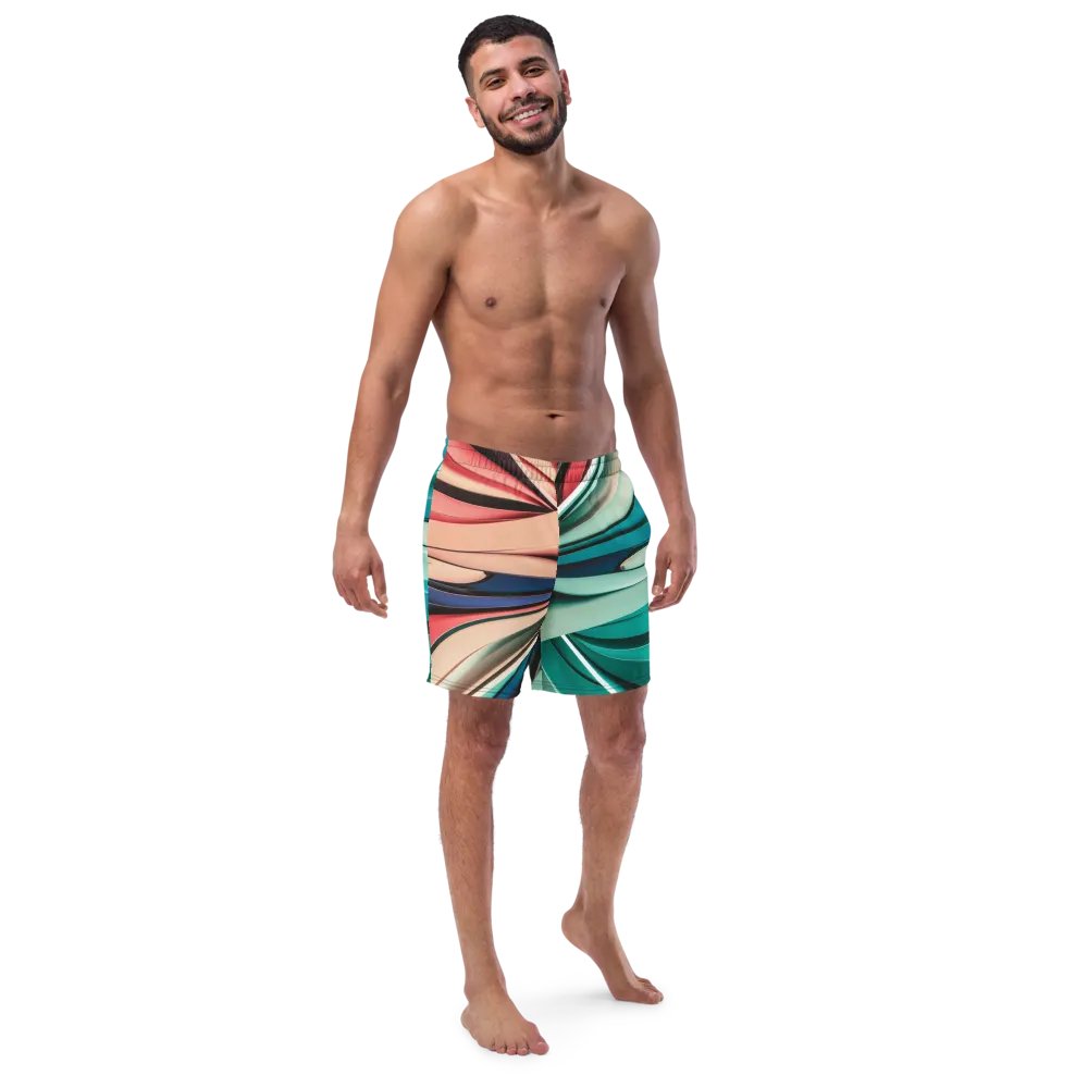 TDS Music Abstract Swim Trunks in Vibrant Colors (2XS-6XL) product image (6)