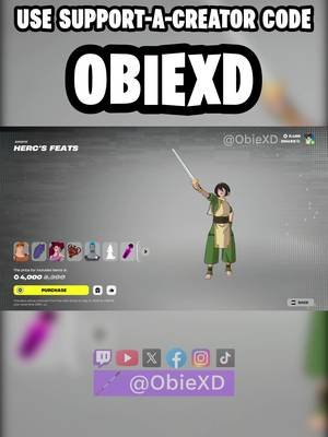FROM ZERO TO HERO! Disney's Hercules arrives on Fortnite! Use #supportacreator code OBIEXD on the Epic Games Store or in the Item Shop when you purchase V-Bucks or Items! Thank you for the support! #fortnite #epicpartner #disney