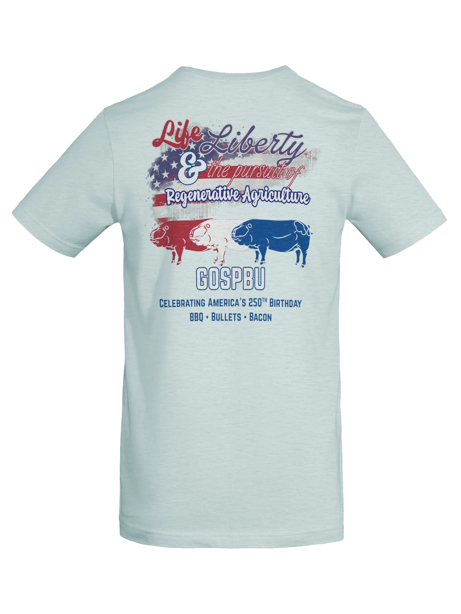 Liberty & Bacon Patriotic Pig Tee product image (6)
