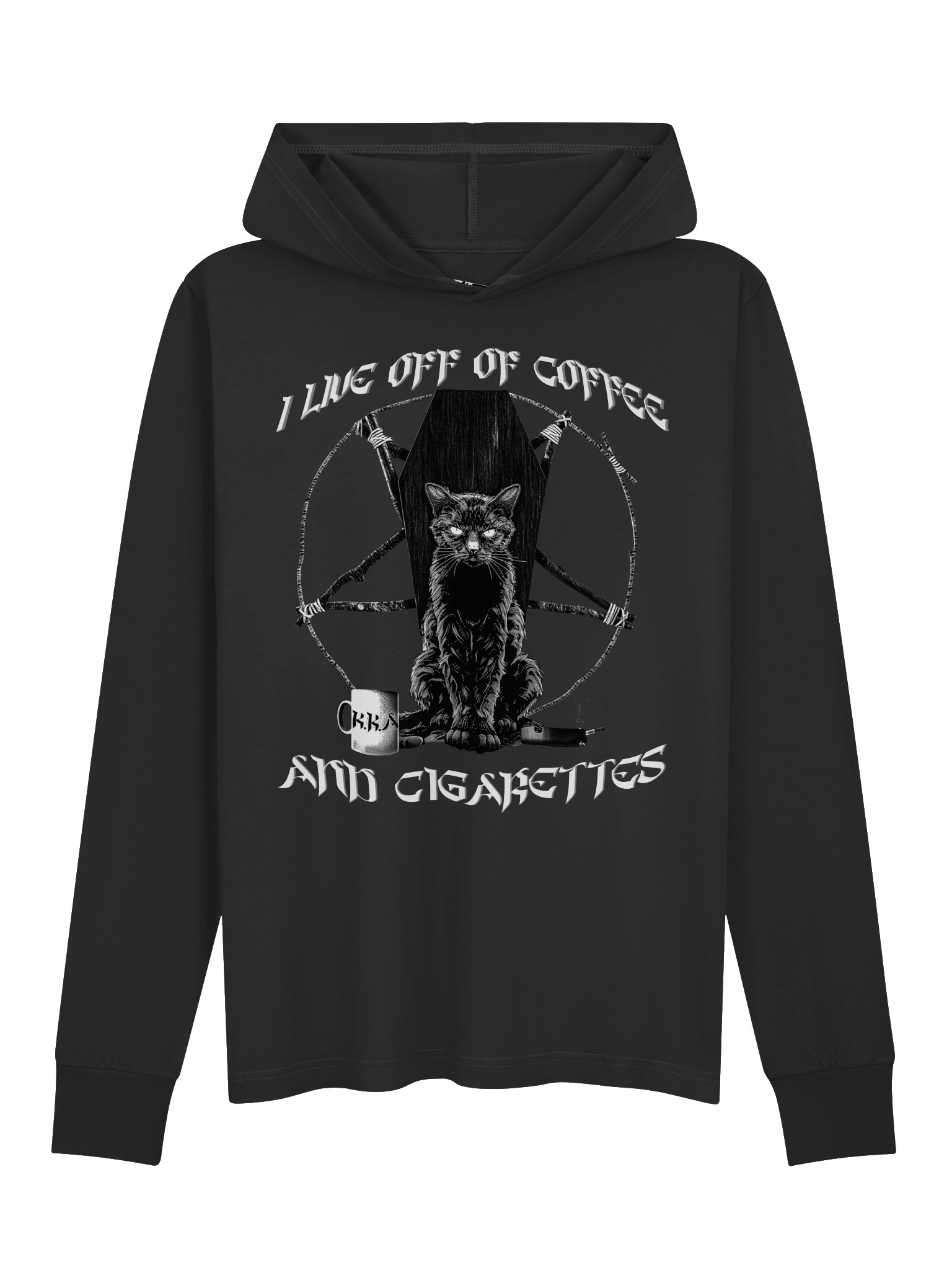 Vices & Vibes Hooded Long Sleeve Tee product image (1)