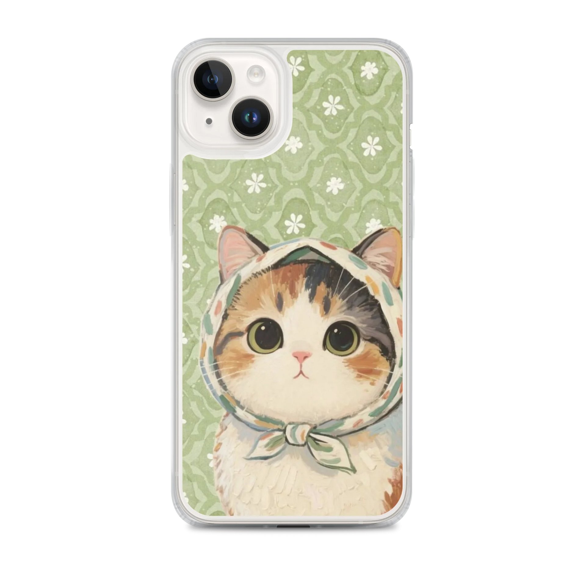 cat eyes green MagSafe® iPhone® Clear Case iphone product image (1)