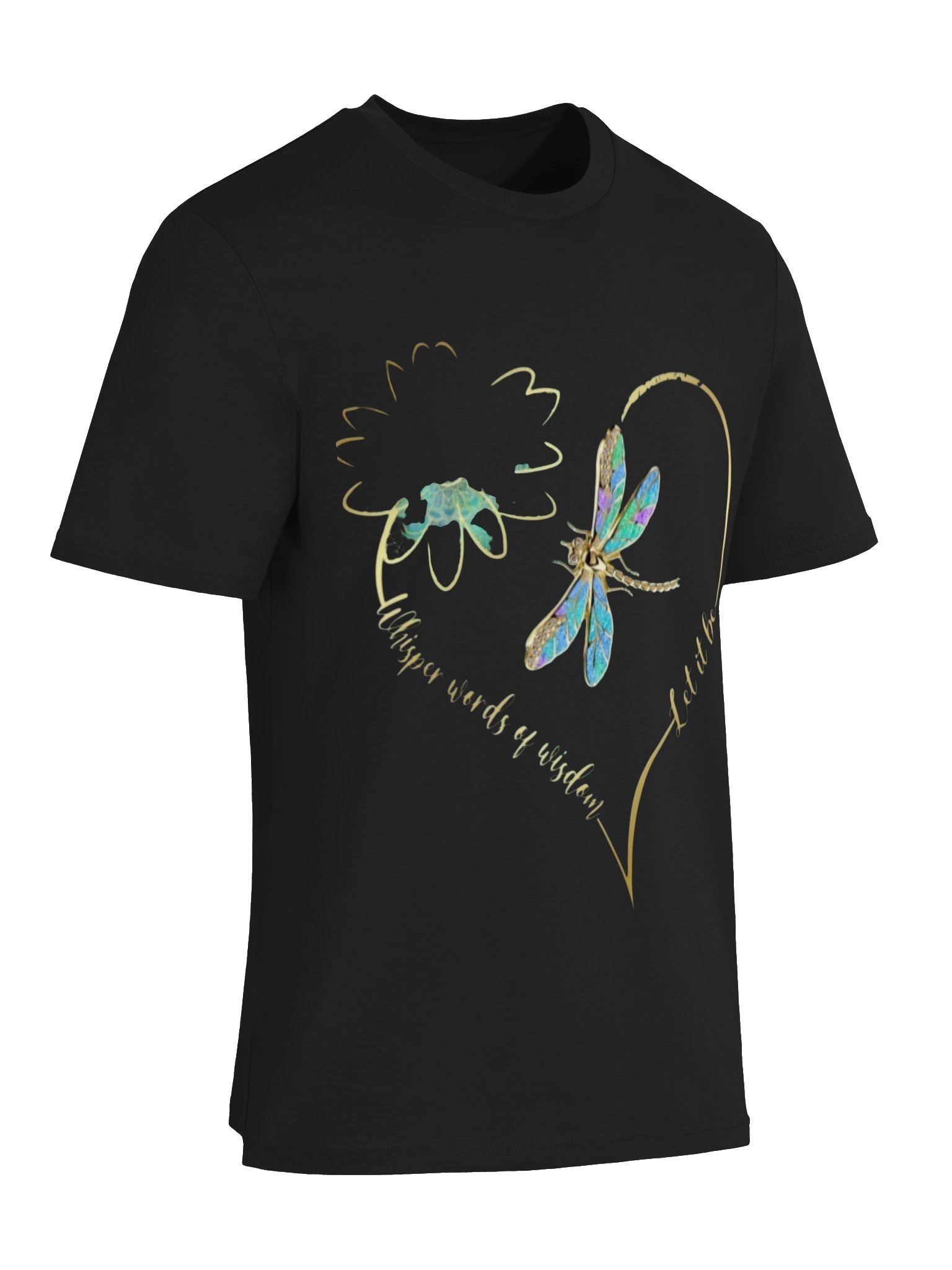 When You Bloom, They Bloom Too T-Shirt – Dragonfly & Wildflower Inspirational Tee | product image (6)