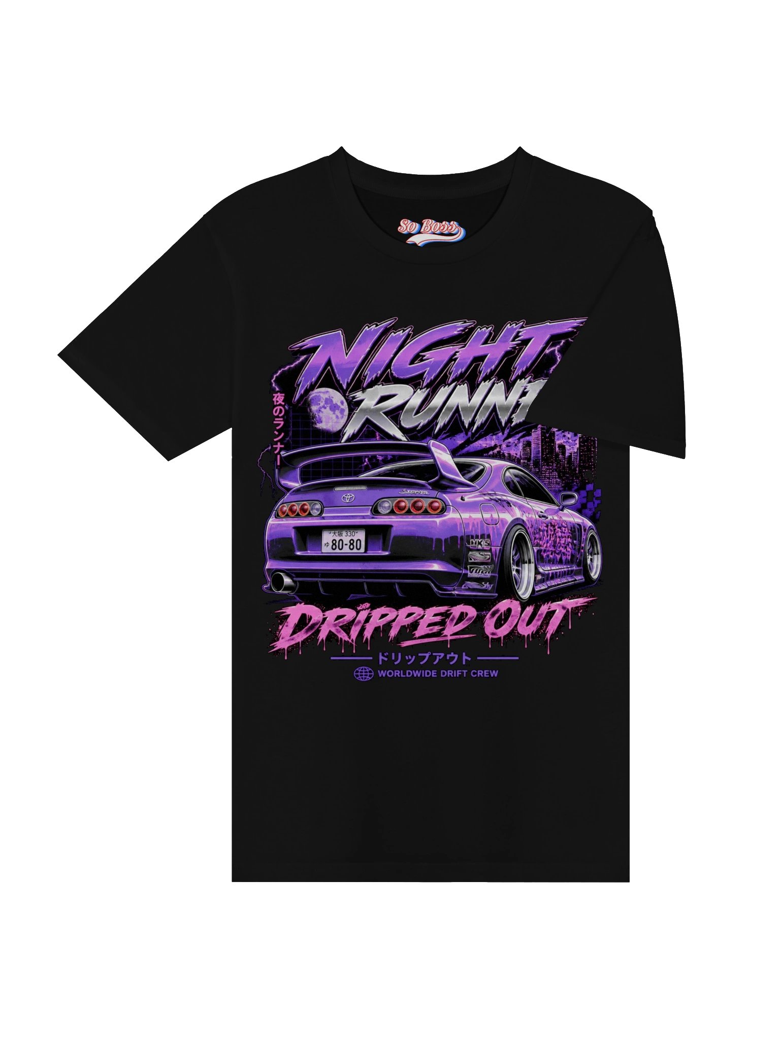 Night Runner JZA80 Supra Graphic Tee product image (6)