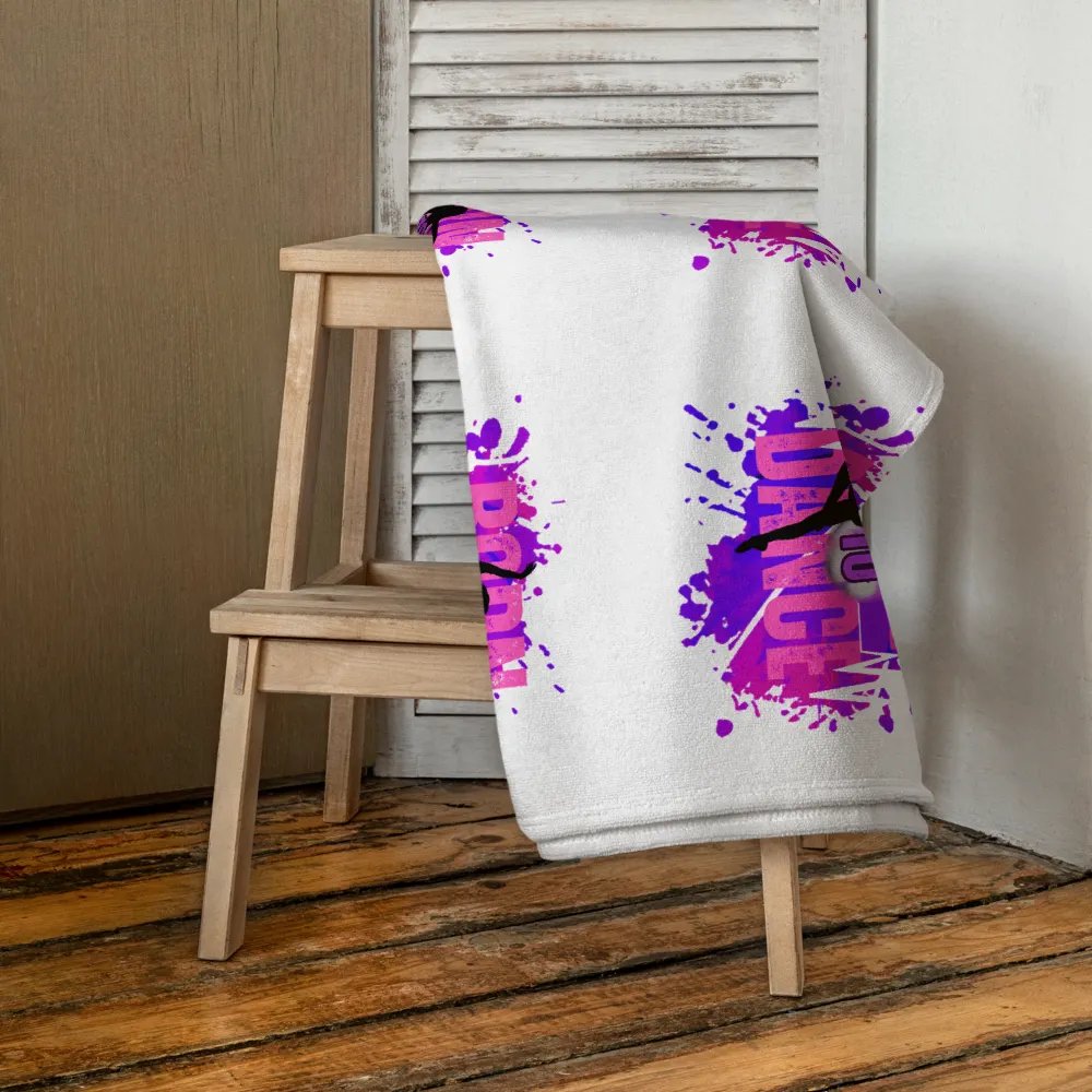 Born to Dance Explosion Her Silhouette Towel product image (4)