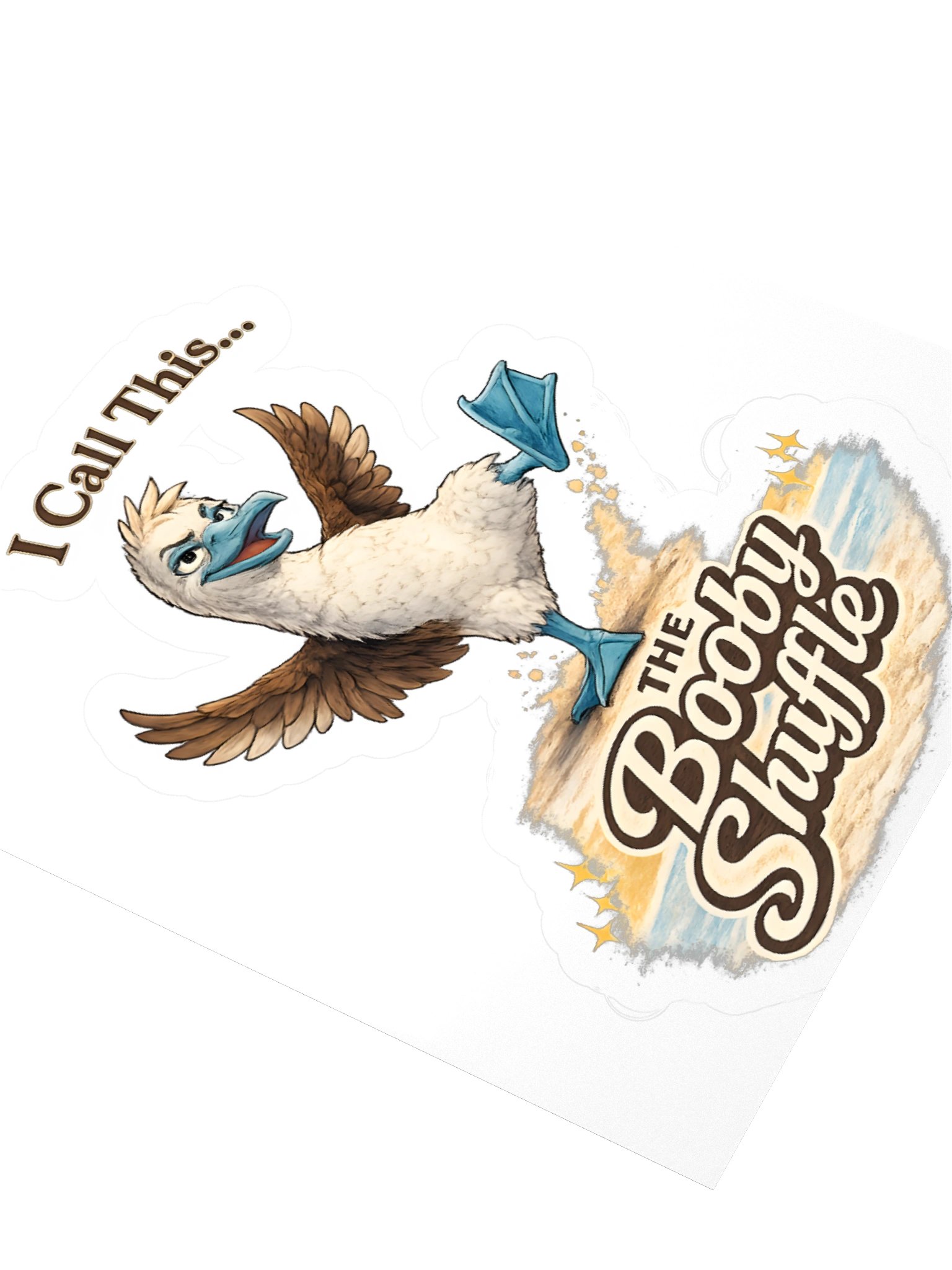 The Booby Shuffle! Sticker product image (3)