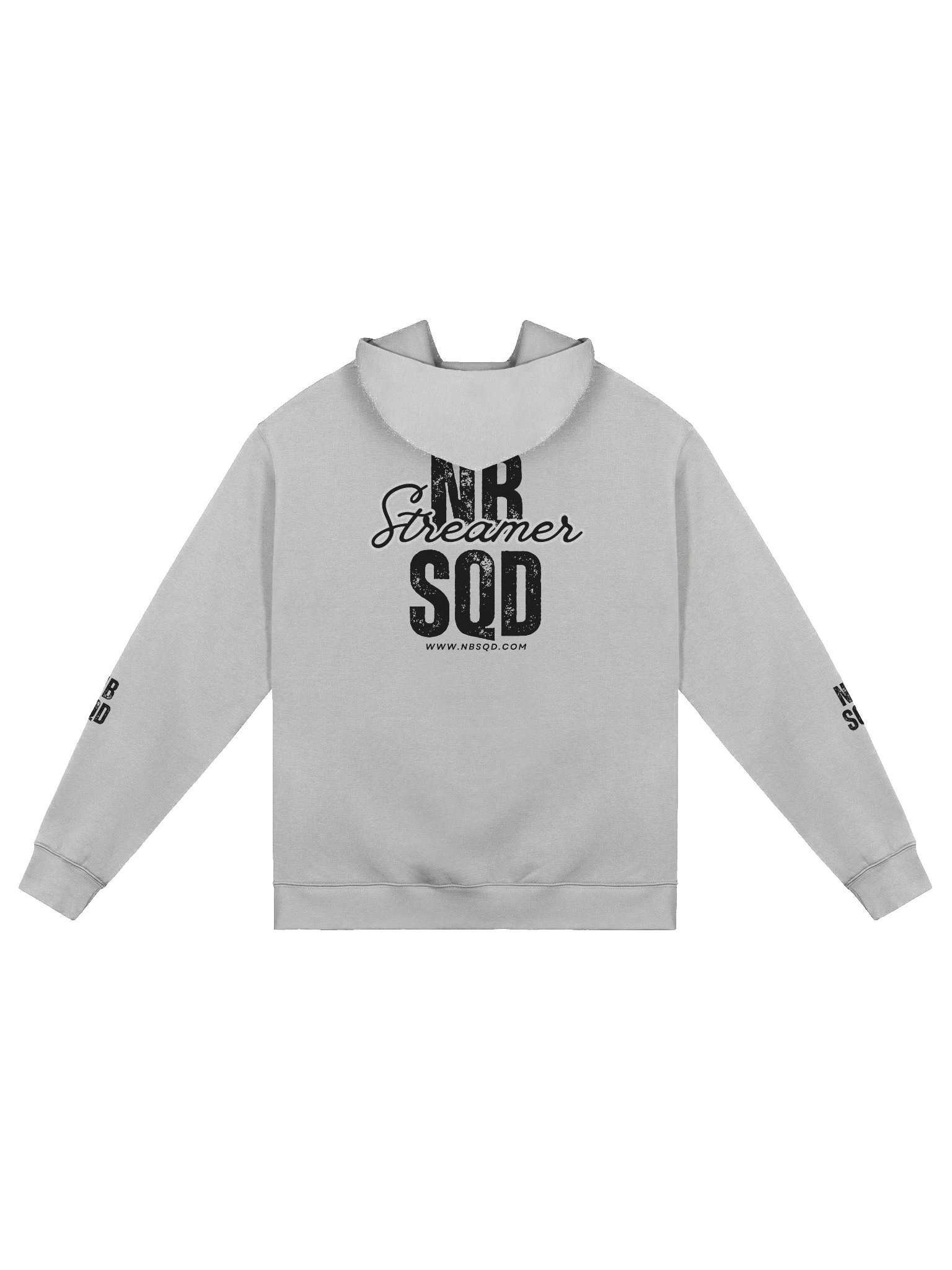 Official Noobsquad Black Unisex Light Grey/White Hoodie product image (2)