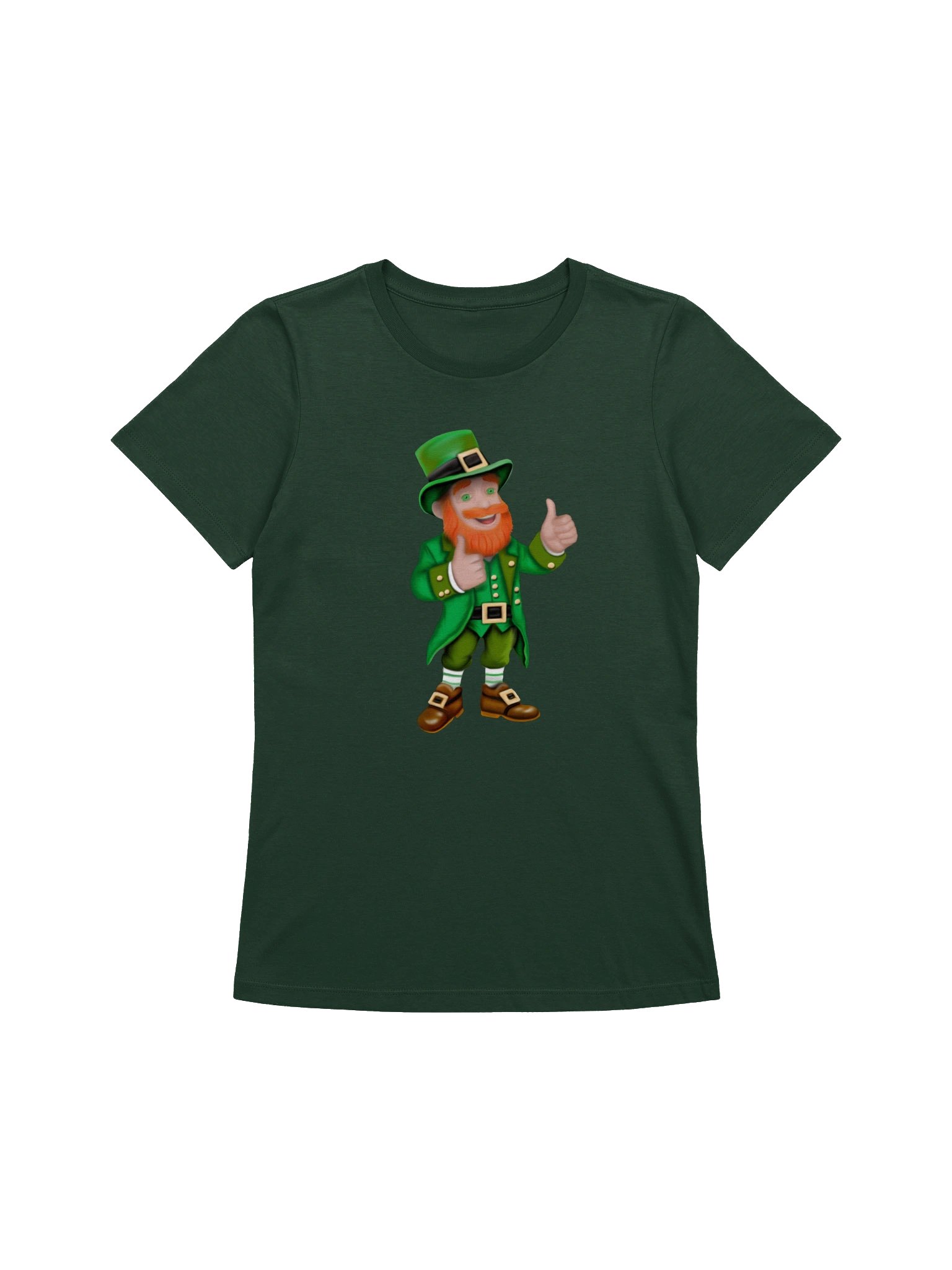 "Leprechaun" T-Shirt. Women's Bella+Canvas Supersoft Relaxed-fit T-Shirt product image (1)